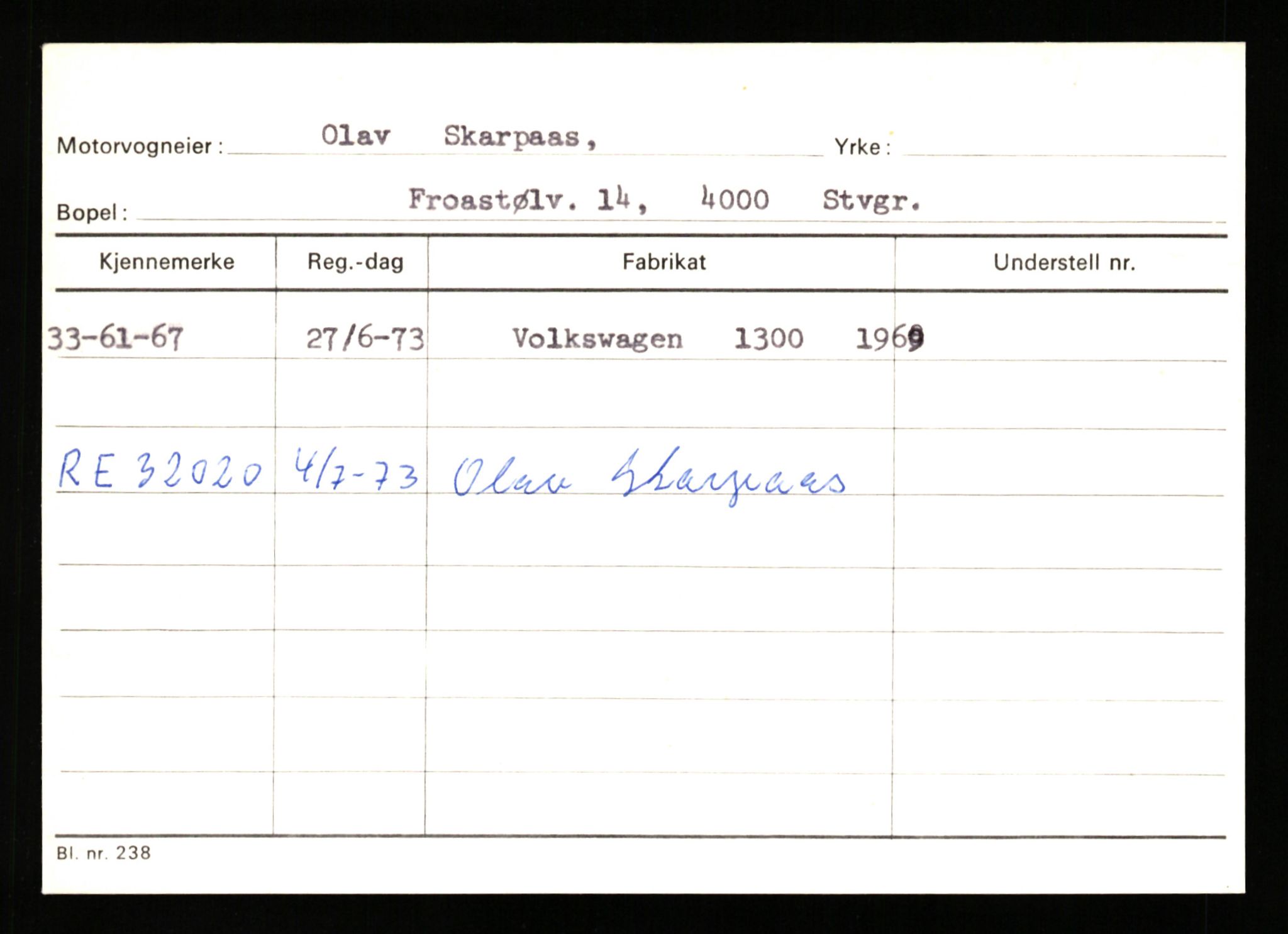 Stavanger trafikkstasjon, AV/SAST-A-101942/0/G/L0011: Registreringsnummer: 240000 - 363477, 1930-1971, p. 2601