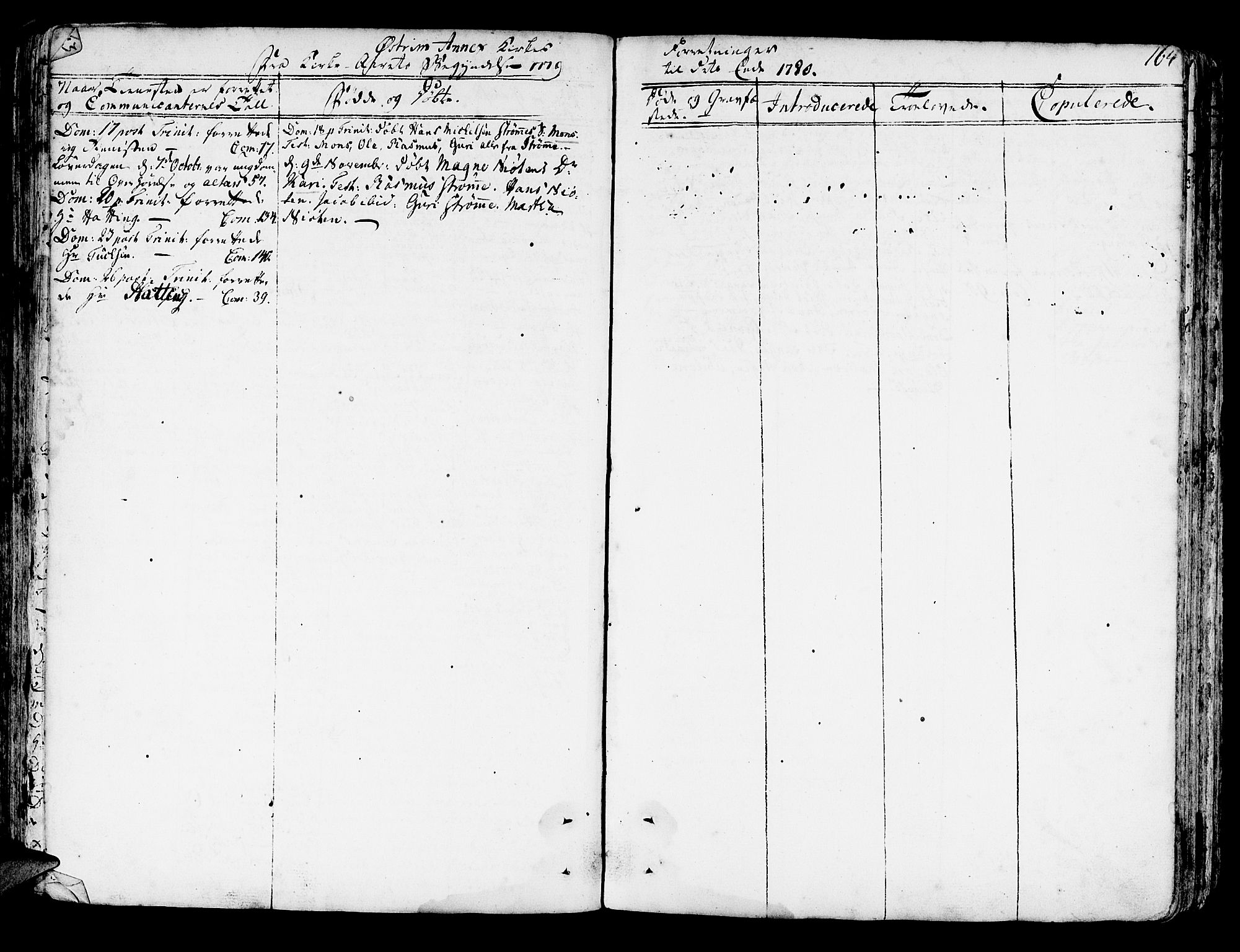 Lindås Sokneprestembete, AV/SAB-A-76701/H/Haa/Haaa/L0004: Parish register (official) no. A 4, 1764-1791, p. 164