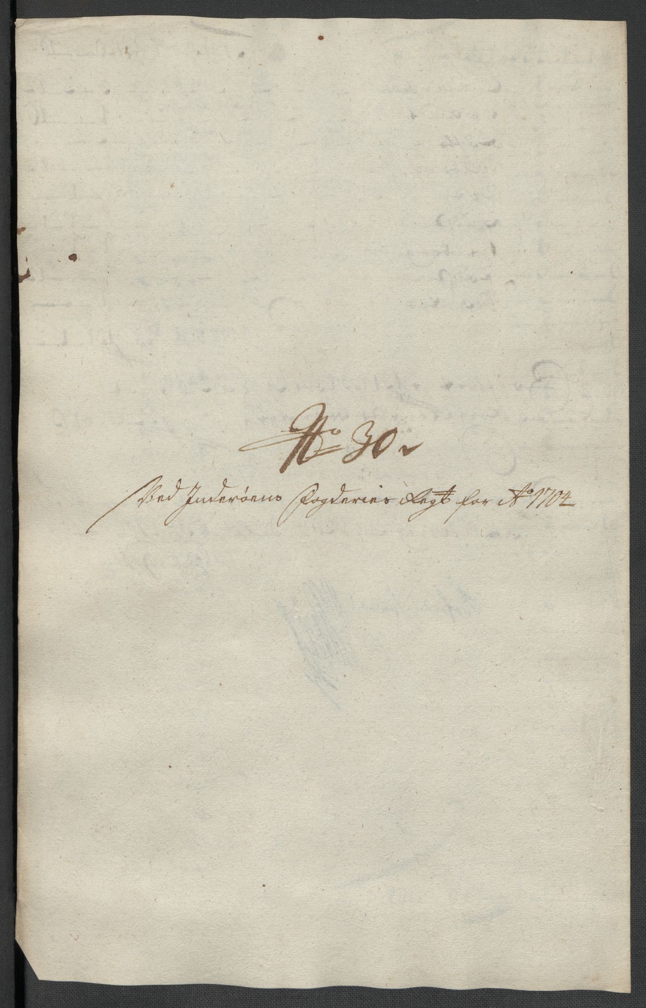 Rentekammeret inntil 1814, Reviderte regnskaper, Fogderegnskap, RA/EA-4092/R63/L4313: Fogderegnskap Inderøy, 1703-1704, p. 583