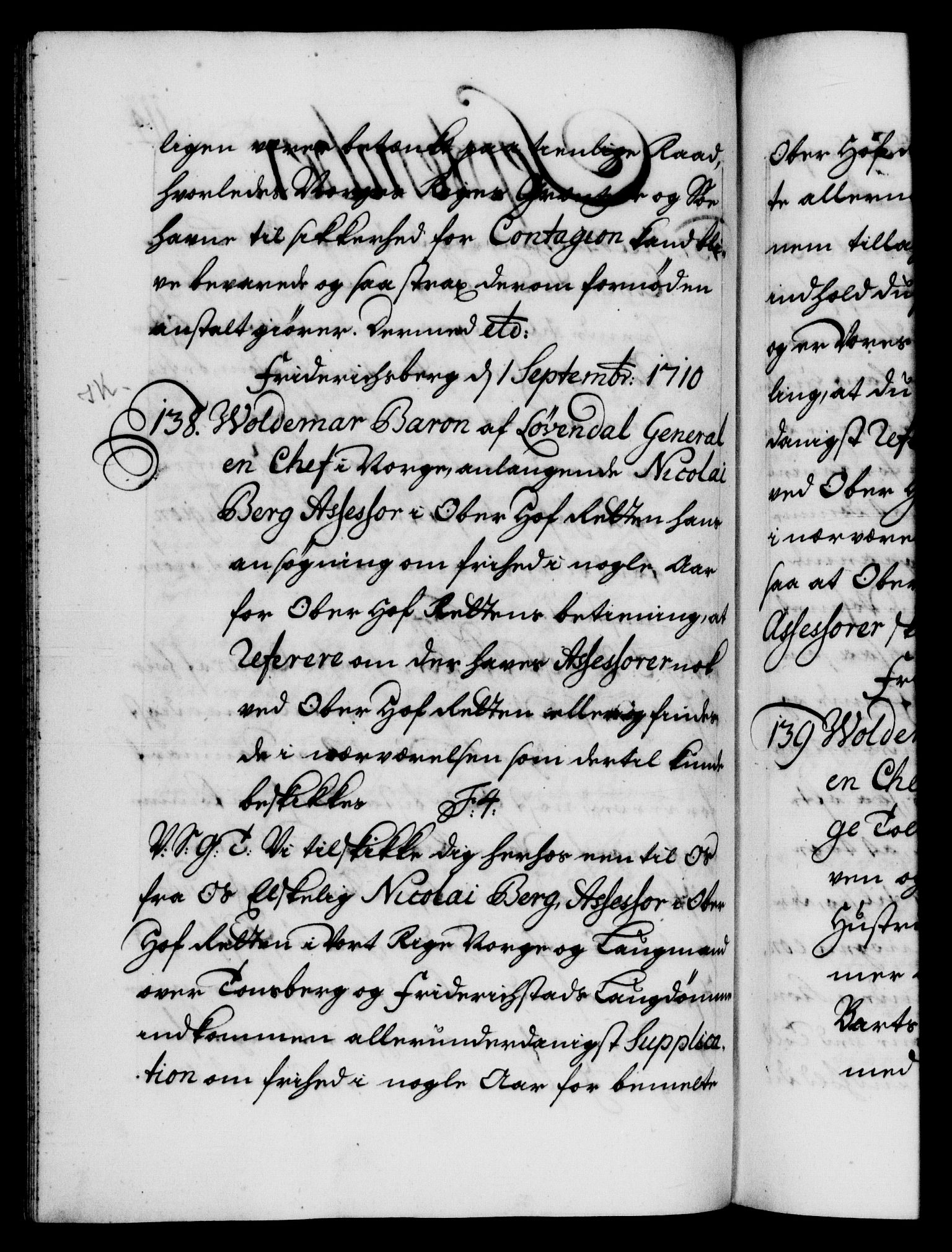 Danske Kanselli 1572-1799, AV/RA-EA-3023/F/Fc/Fca/Fcab/L0019: Norske tegnelser, 1710-1714, p. 114b