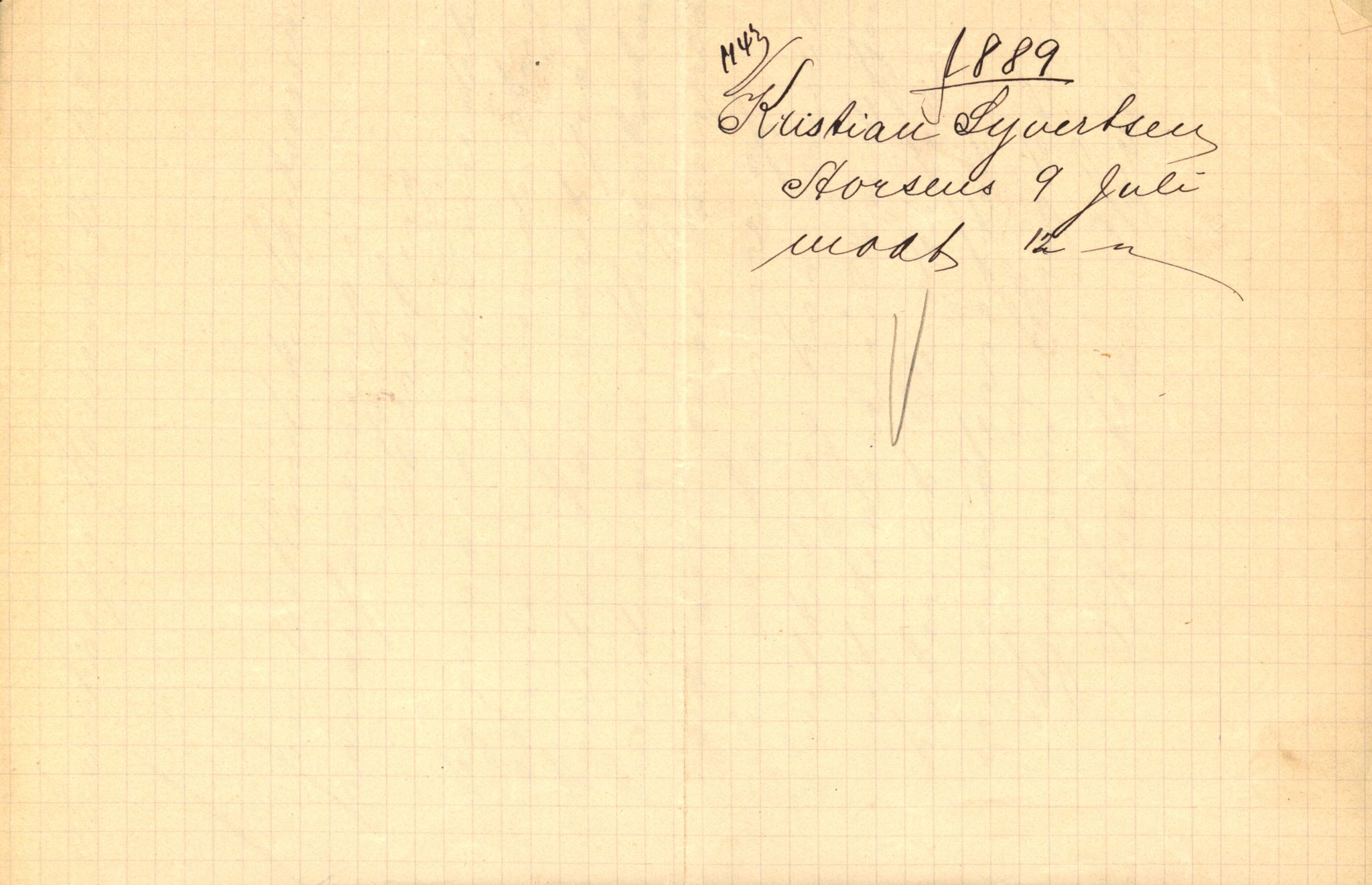 Pa 63 - Østlandske skibsassuranceforening, VEMU/A-1079/G/Ga/L0023/0011: Havaridokumenter / Joanchas, Lympha, Glengarin, Korsvei, Heldine, Sirius, 1889, p. 3