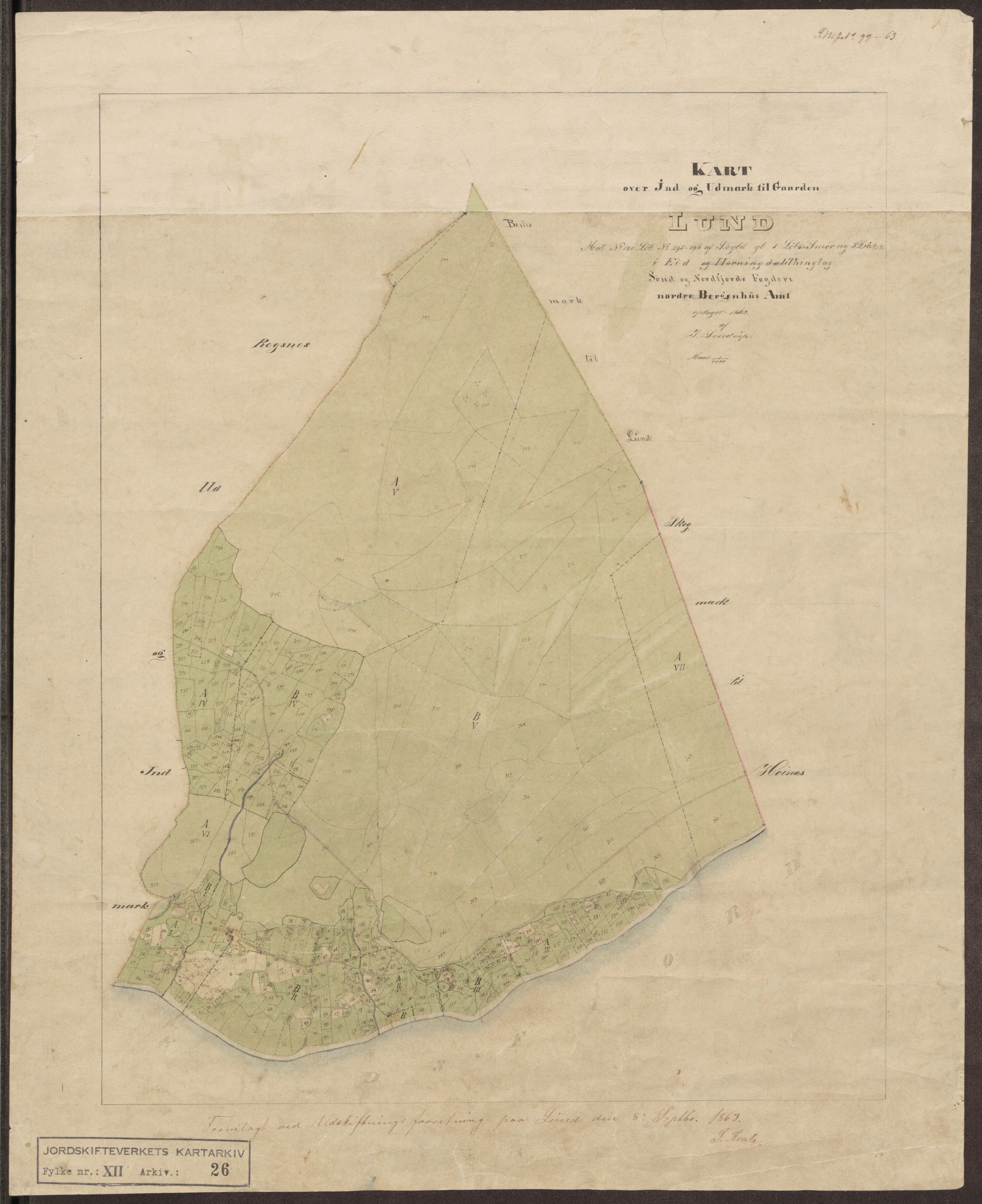Jordskifteverkets kartarkiv, AV/RA-S-3929/T, 1859-1988, p. 104
