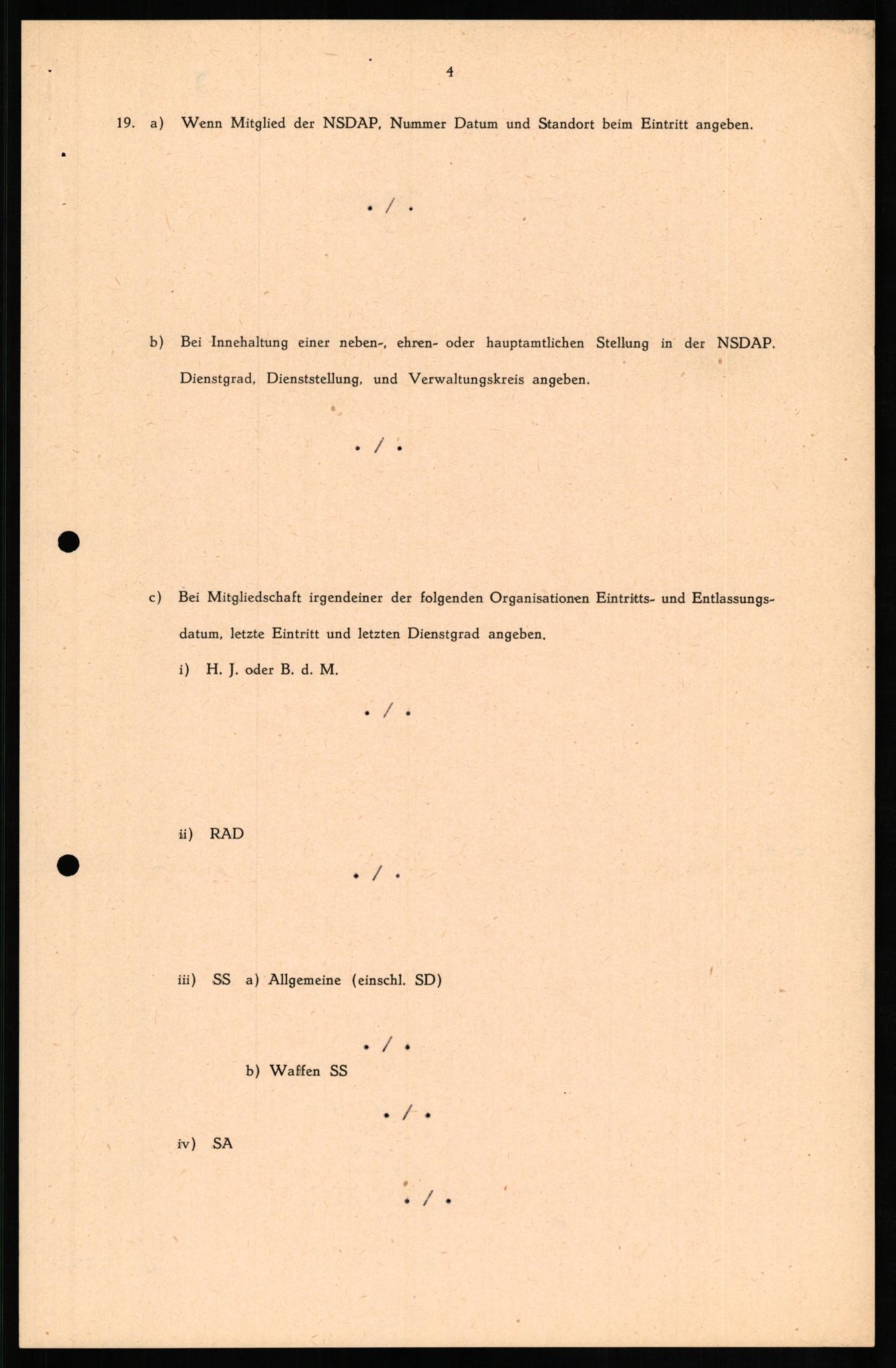 Forsvaret, Forsvarets overkommando II, AV/RA-RAFA-3915/D/Db/L0018: CI Questionaires. Tyske okkupasjonsstyrker i Norge. Tyskere., 1945-1946, p. 349