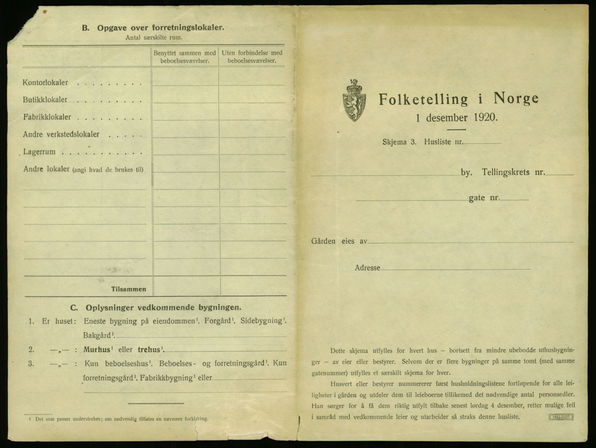 SAO, 1920 census for Kristiania, 1920, p. 660663