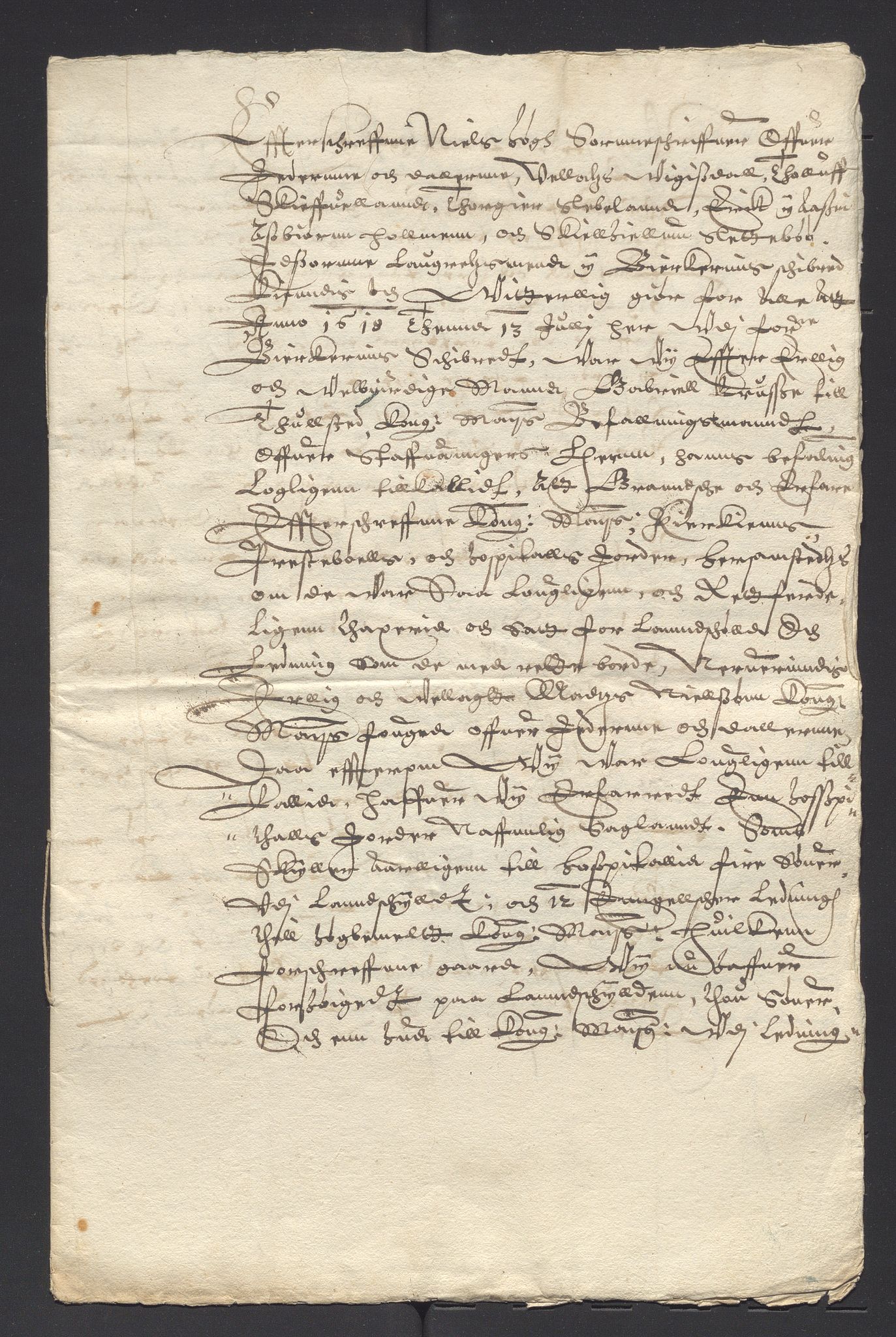 Stavanger len, AV/SAST-A-101870/Oa/L0016: Dommer, brev m.m., 1615-1644, p. 52