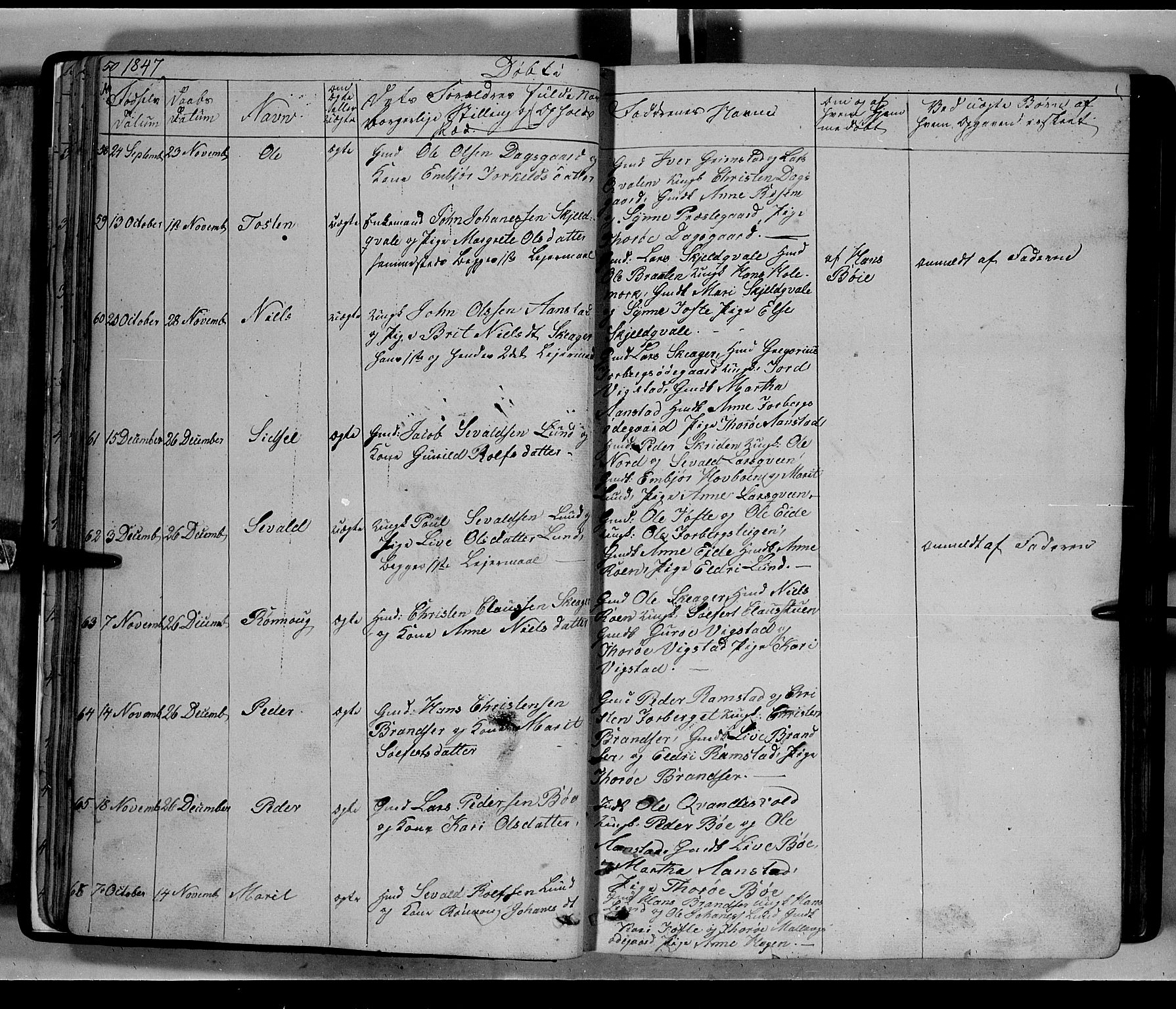 Lom prestekontor, AV/SAH-PREST-070/L/L0004: Parish register (copy) no. 4, 1845-1864, p. 50-51