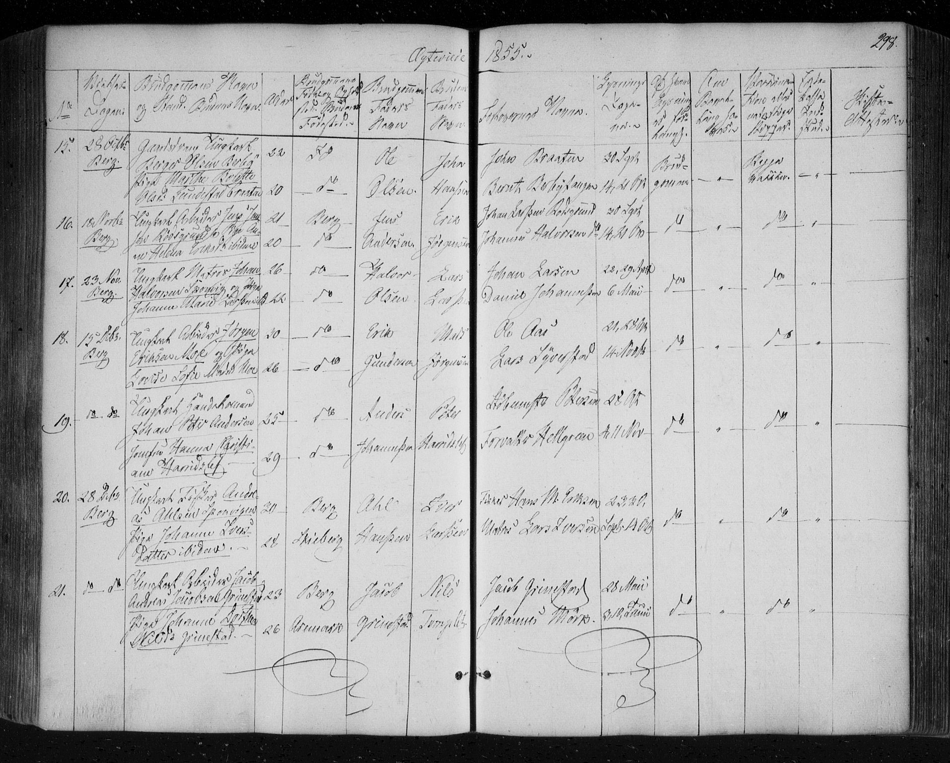 Berg prestekontor Kirkebøker, SAO/A-10902/F/Fa/L0004: Parish register (official) no. I 4, 1843-1860, p. 298