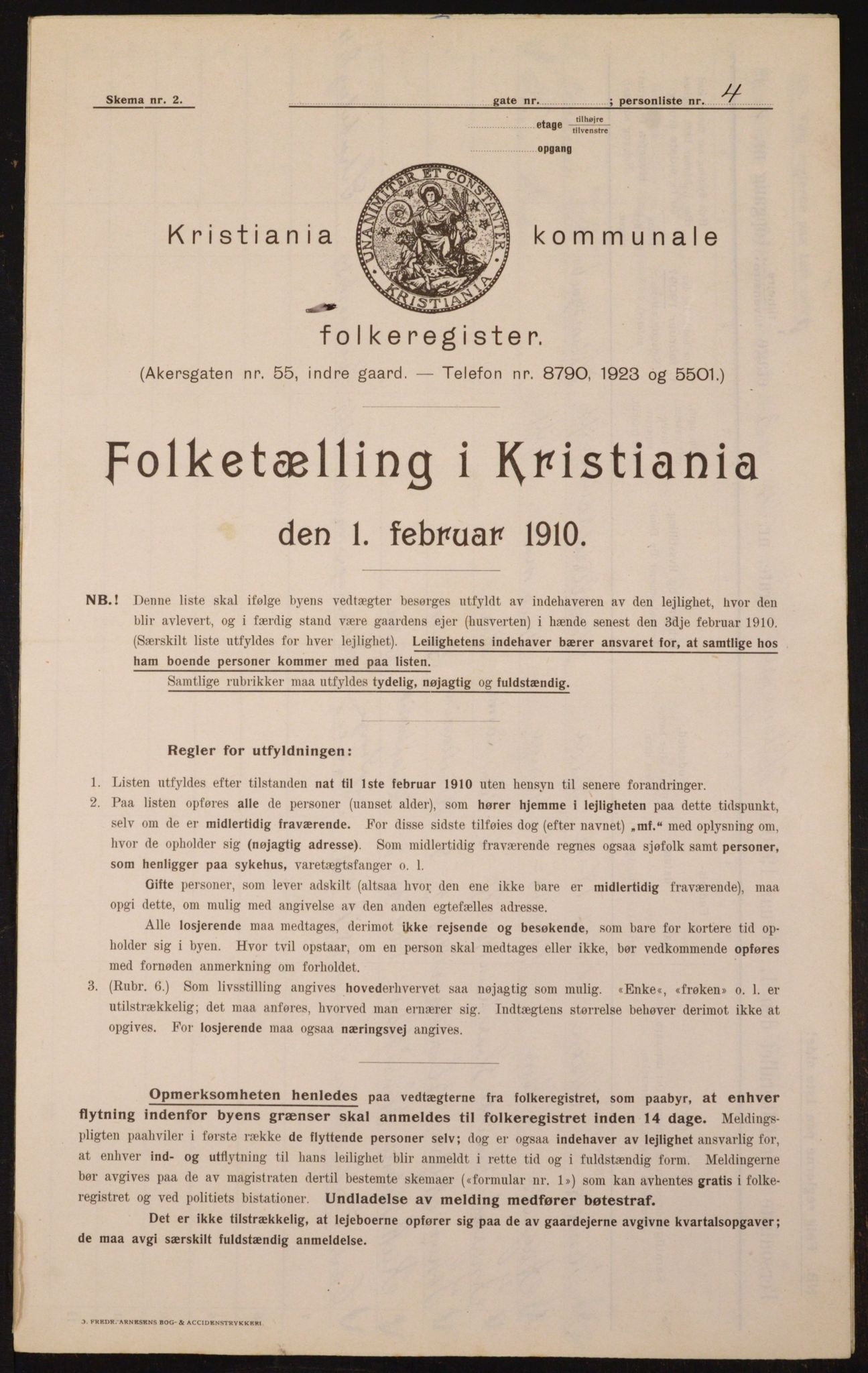 OBA, Municipal Census 1910 for Kristiania, 1910, p. 41480