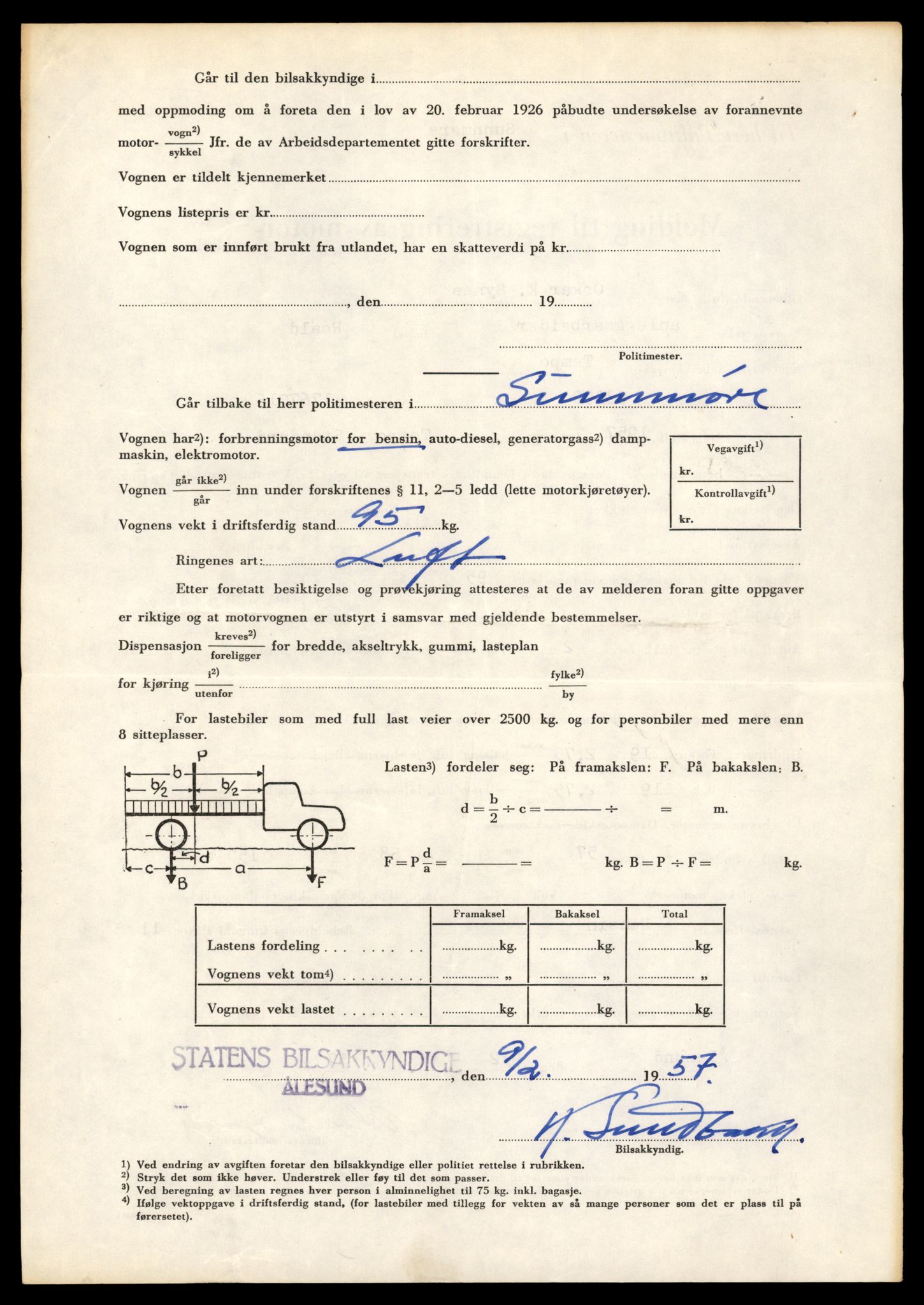 Møre og Romsdal vegkontor - Ålesund trafikkstasjon, AV/SAT-A-4099/F/Fe/L0040: Registreringskort for kjøretøy T 13531 - T 13709, 1927-1998, p. 992