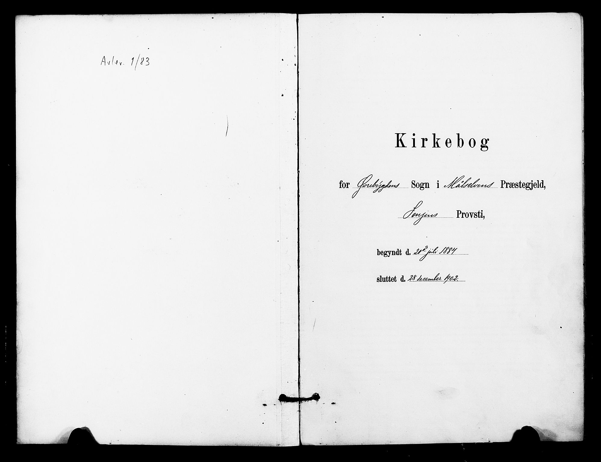 Målselv sokneprestembete, SATØ/S-1311/G/Ga/Gaa/L0006kirke: Parish register (official) no. 6, 1884-1902