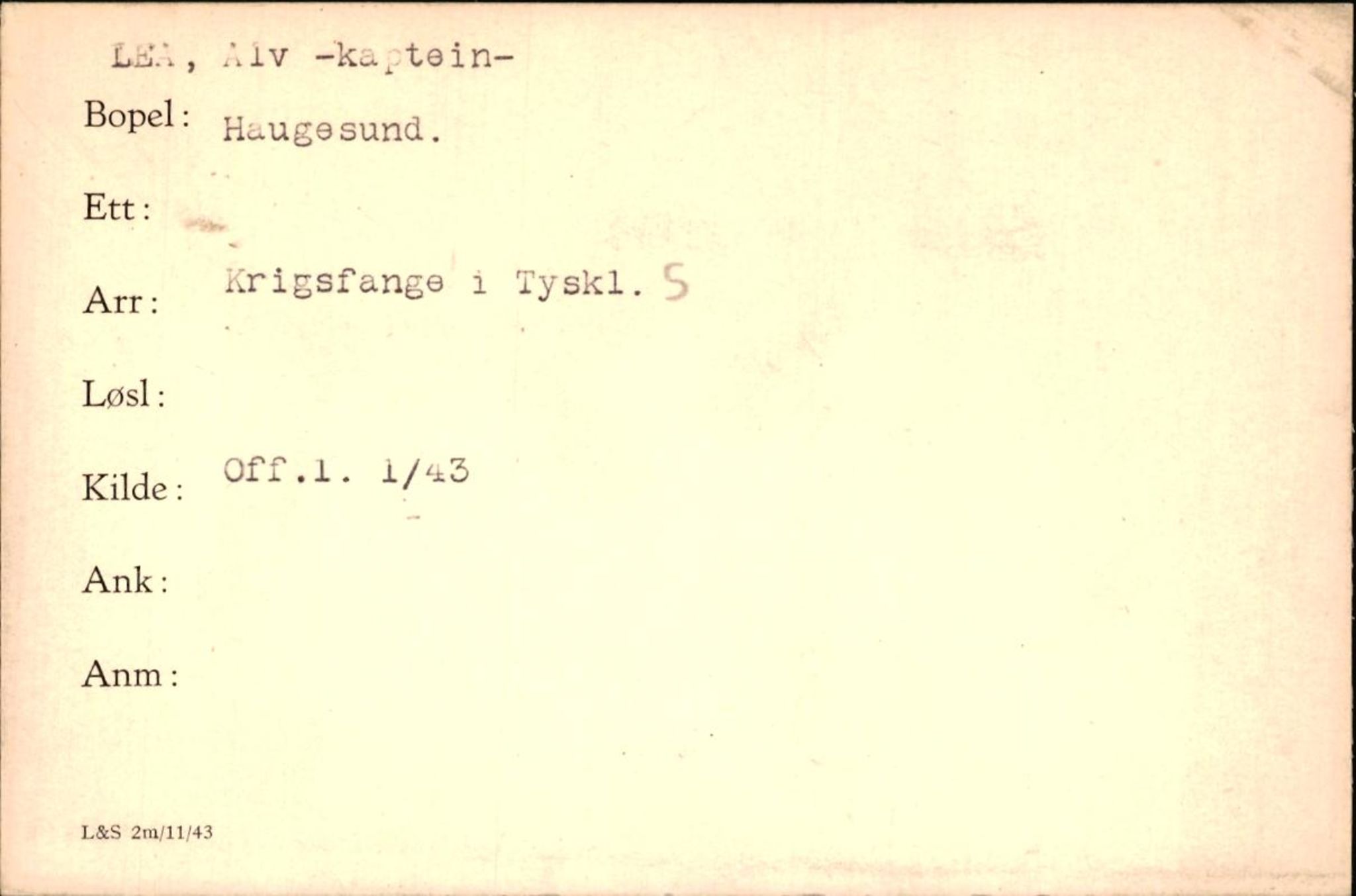 Forsvaret, Forsvarets krigshistoriske avdeling, AV/RA-RAFA-2017/Y/Yf/L0200: II-C-11-2102  -  Norske krigsfanger i Tyskland, 1940-1945, p. 630