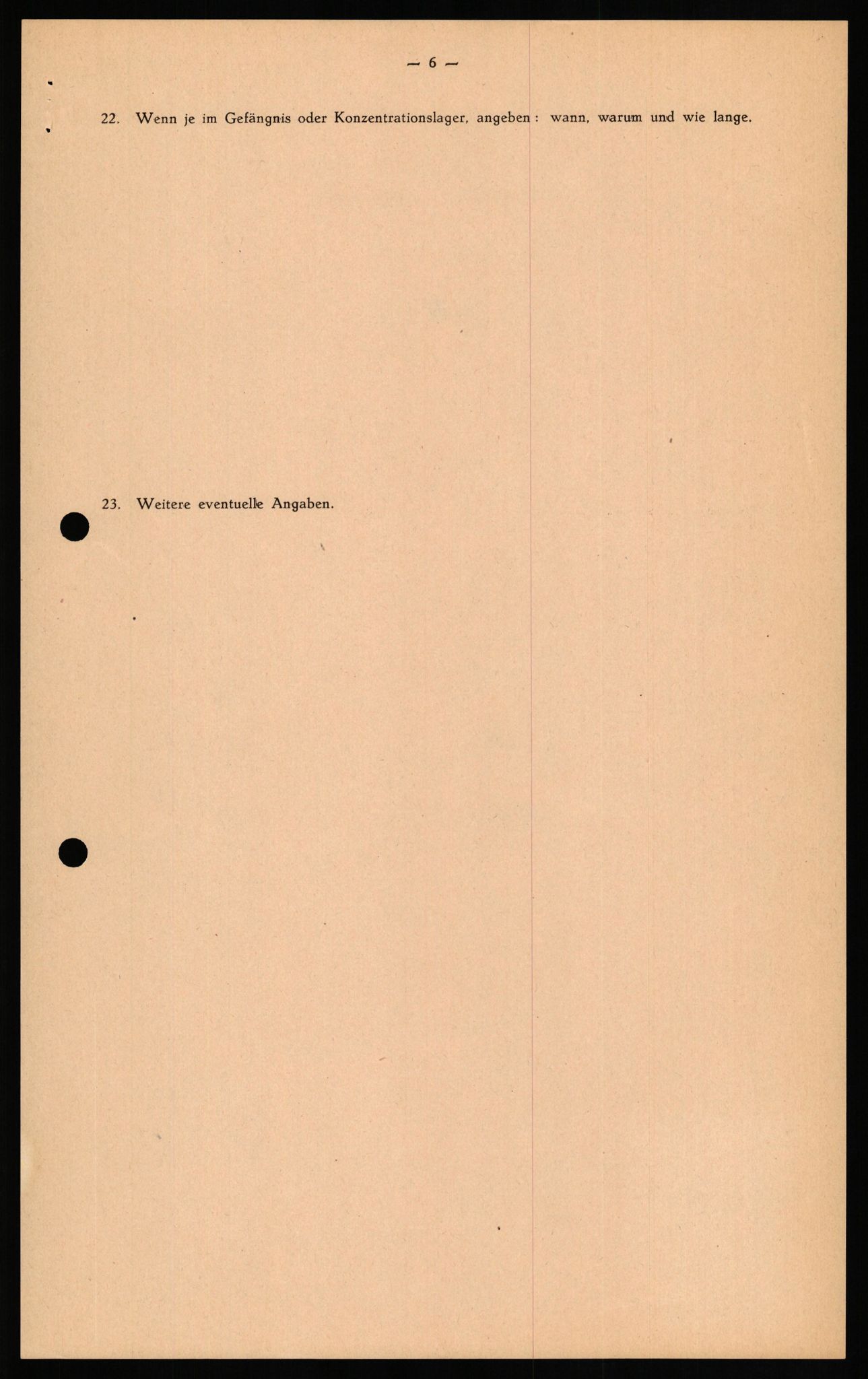 Forsvaret, Forsvarets overkommando II, RA/RAFA-3915/D/Db/L0022: CI Questionaires. Tyske okkupasjonsstyrker i Norge. Tyskere., 1945-1946, p. 136