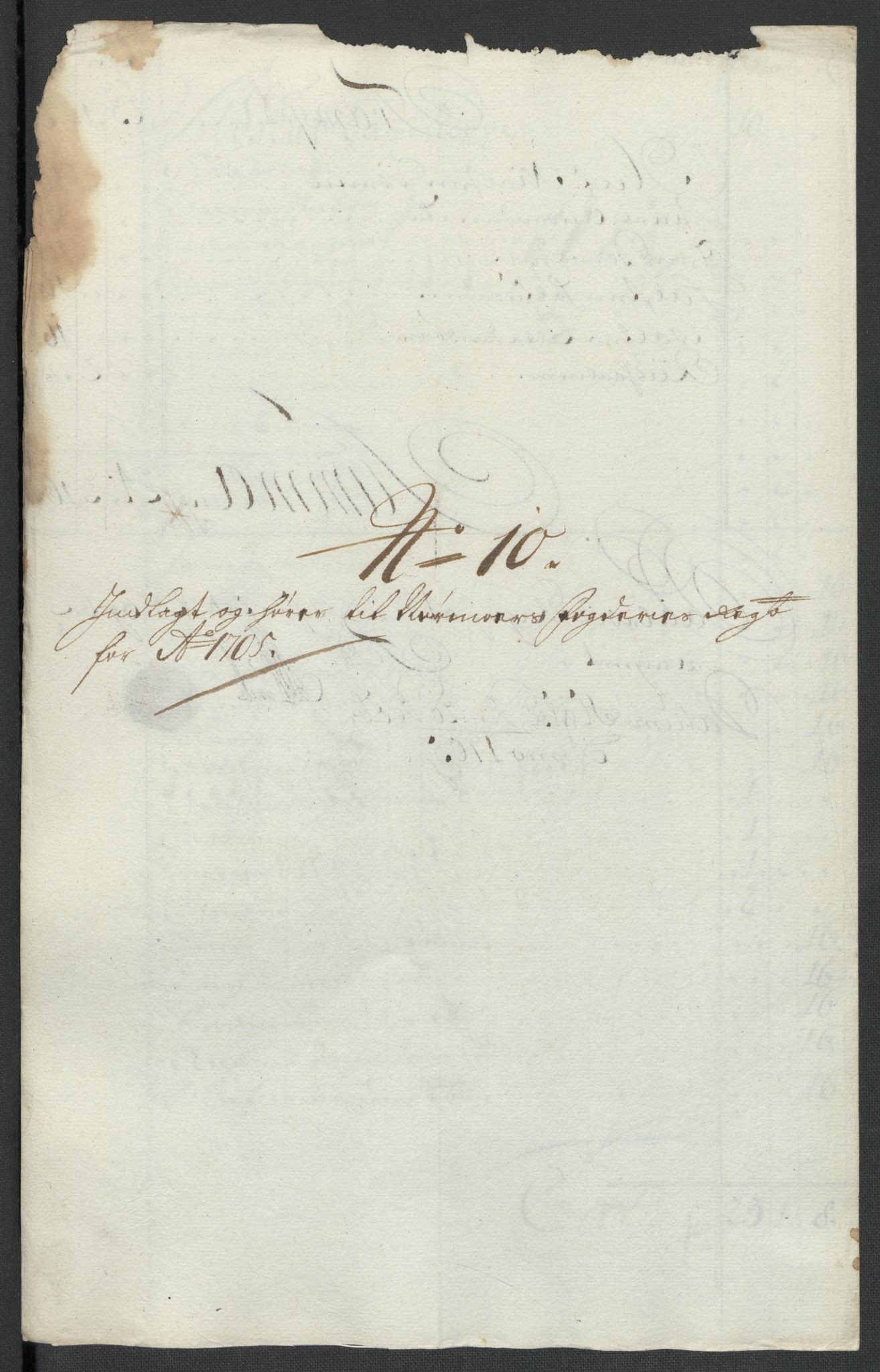 Rentekammeret inntil 1814, Reviderte regnskaper, Fogderegnskap, RA/EA-4092/R56/L3741: Fogderegnskap Nordmøre, 1705, p. 106