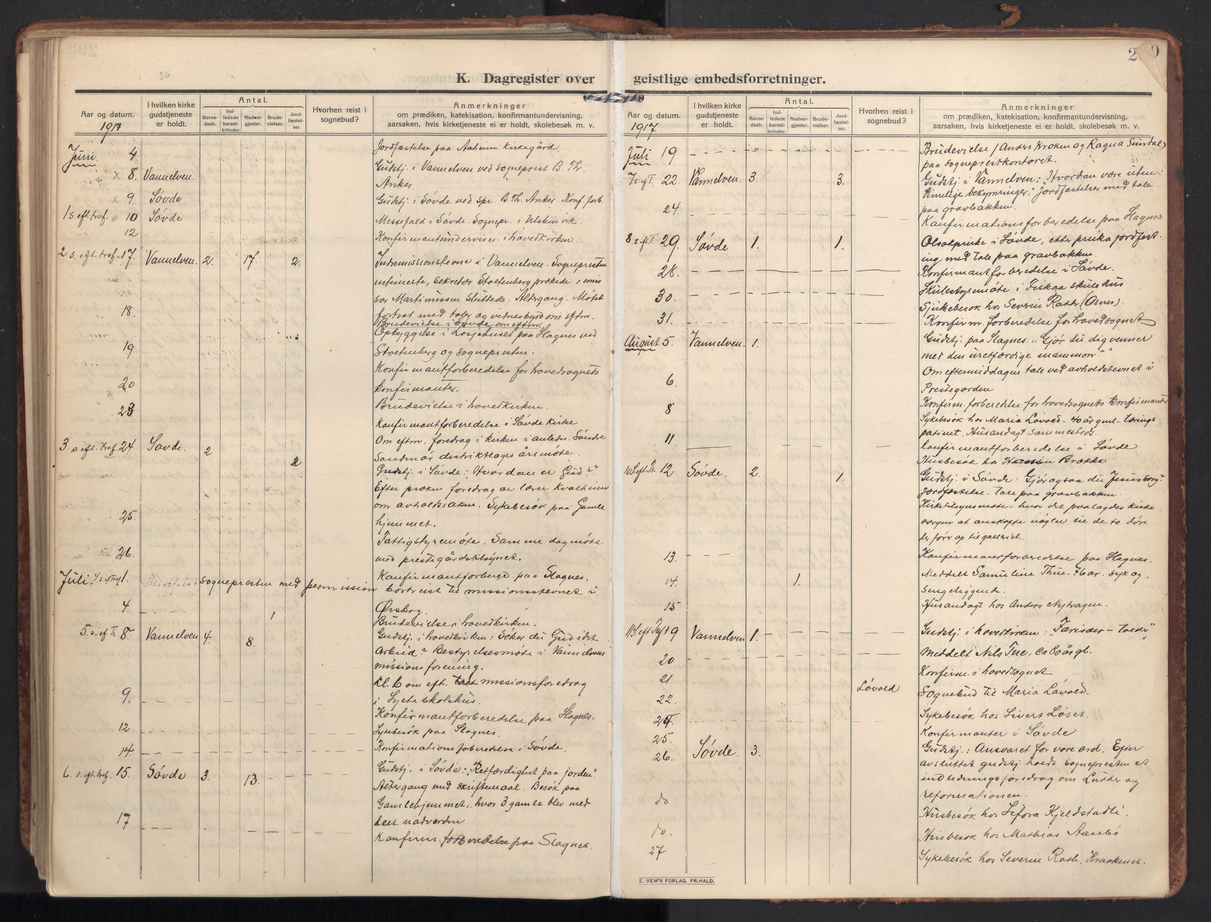 Ministerialprotokoller, klokkerbøker og fødselsregistre - Møre og Romsdal, AV/SAT-A-1454/502/L0026: Parish register (official) no. 502A04, 1909-1933, p. 299