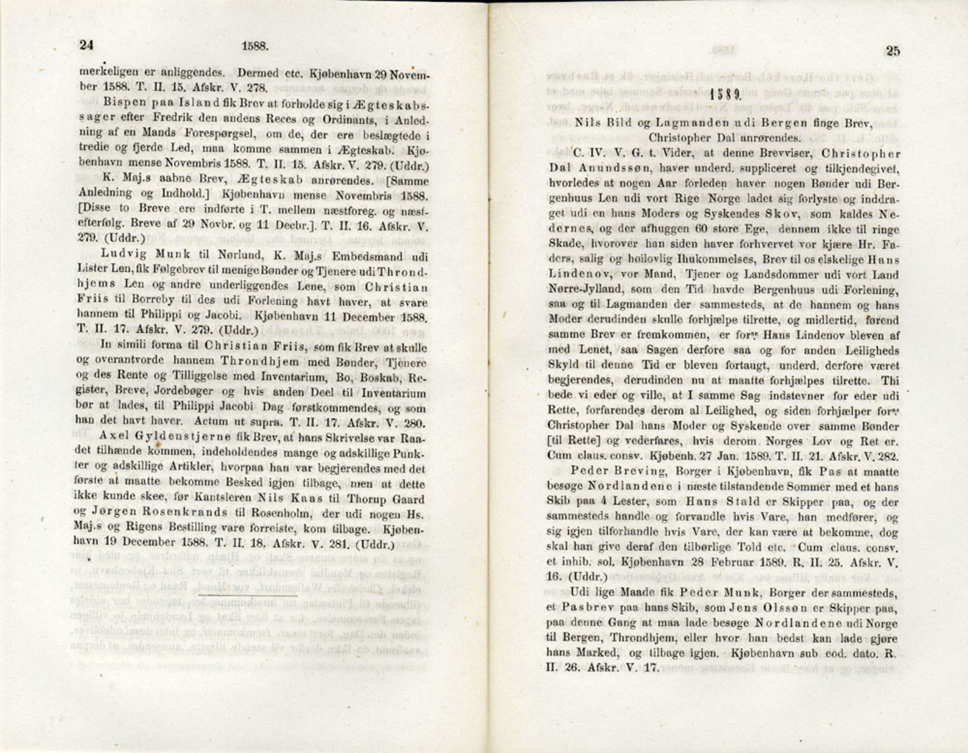 Publikasjoner utgitt av Det Norske Historiske Kildeskriftfond, PUBL/-/-/-: Norske Rigs-Registranter, bind 3, 1588-1602, p. 24-25