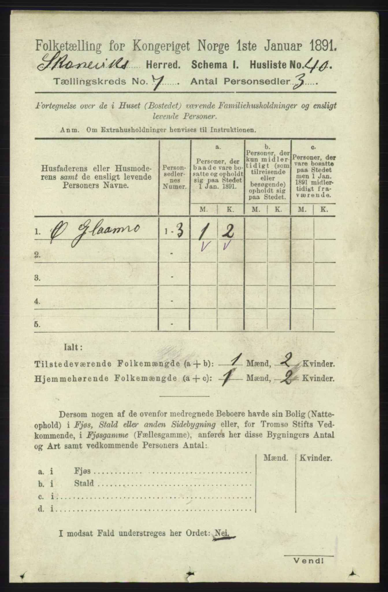 RA, 1891 census for 1212 Skånevik, 1891, p. 1876