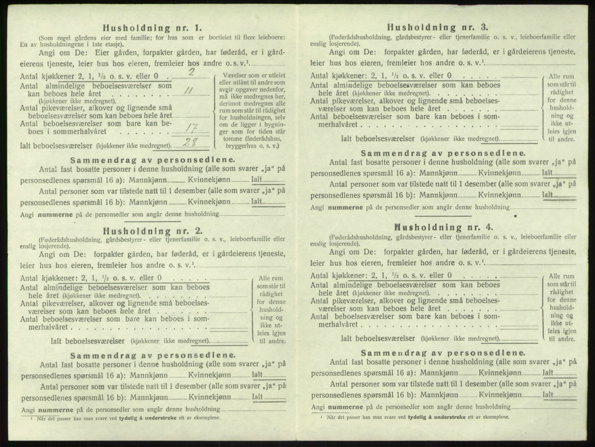 SAB, 1920 census for Balestrand, 1920, p. 563