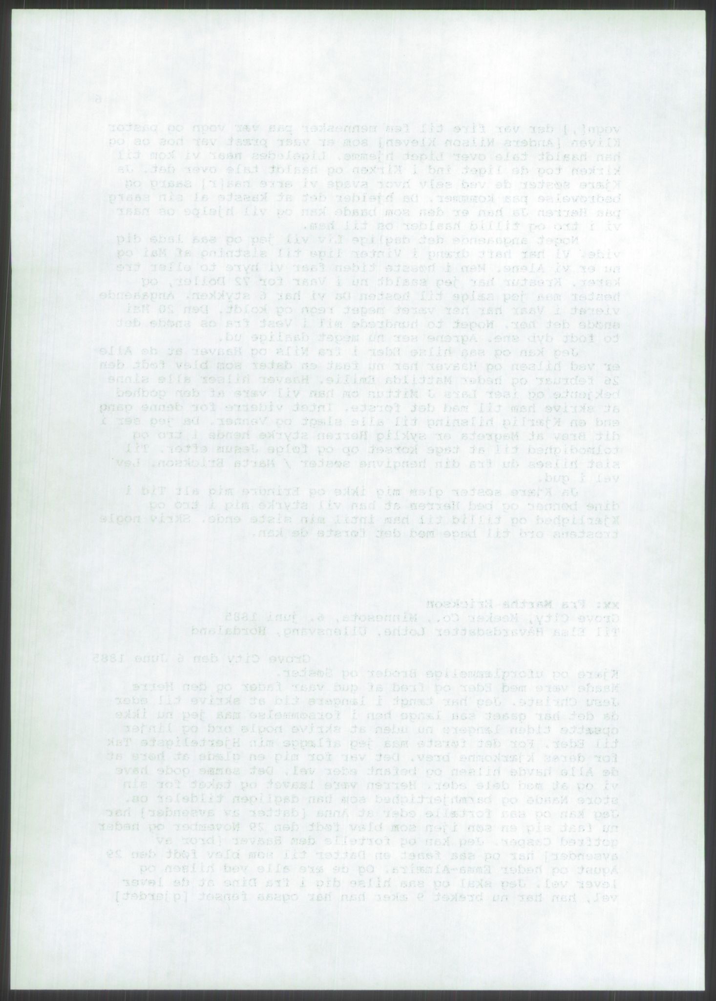 Samlinger til kildeutgivelse, Amerikabrevene, AV/RA-EA-4057/F/L0032: Innlån fra Hordaland: Nesheim - Øverland, 1838-1914, p. 1084