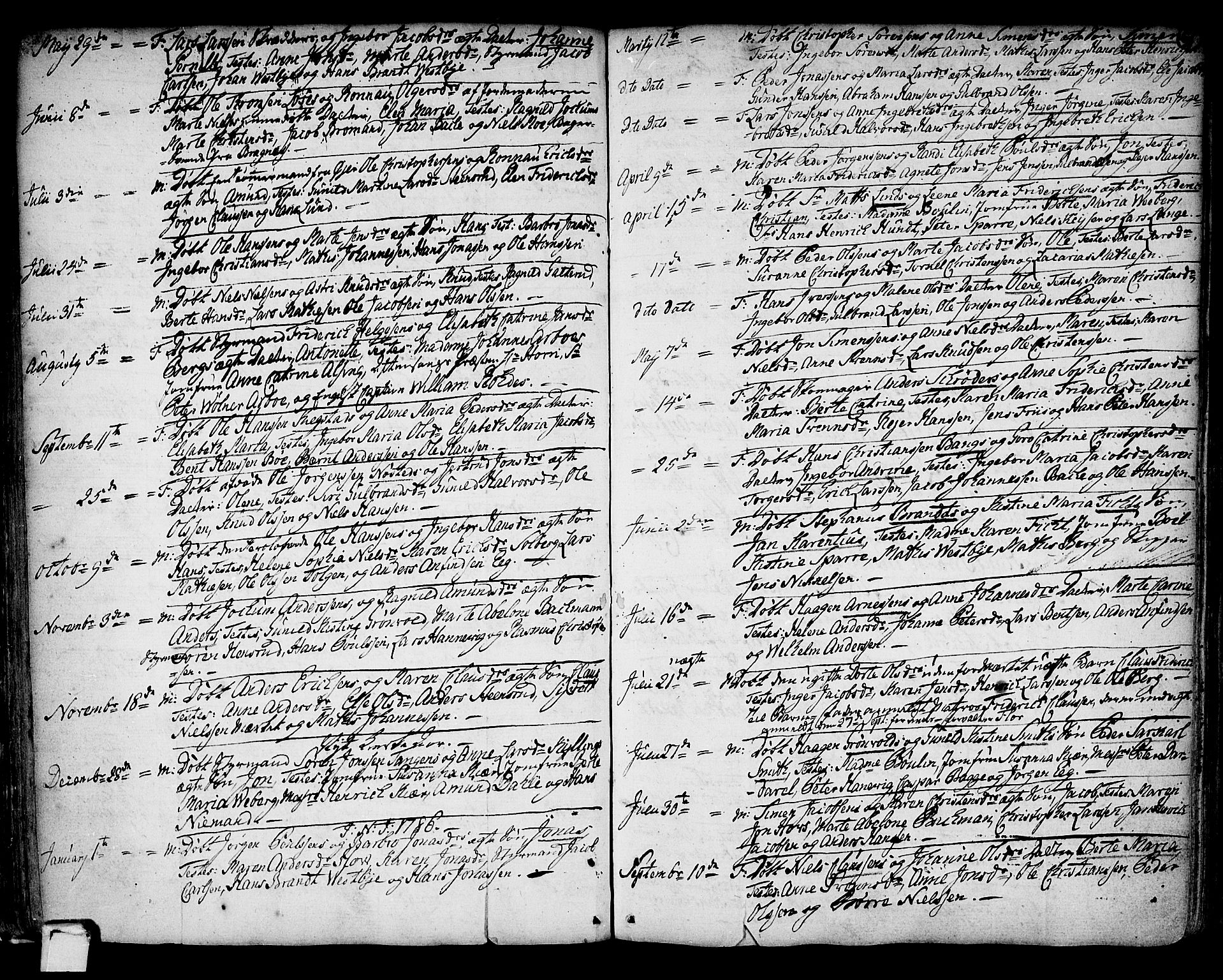 Strømsø kirkebøker, AV/SAKO-A-246/F/Fb/L0002: Parish register (official) no. II 2, 1739-1814, p. 67