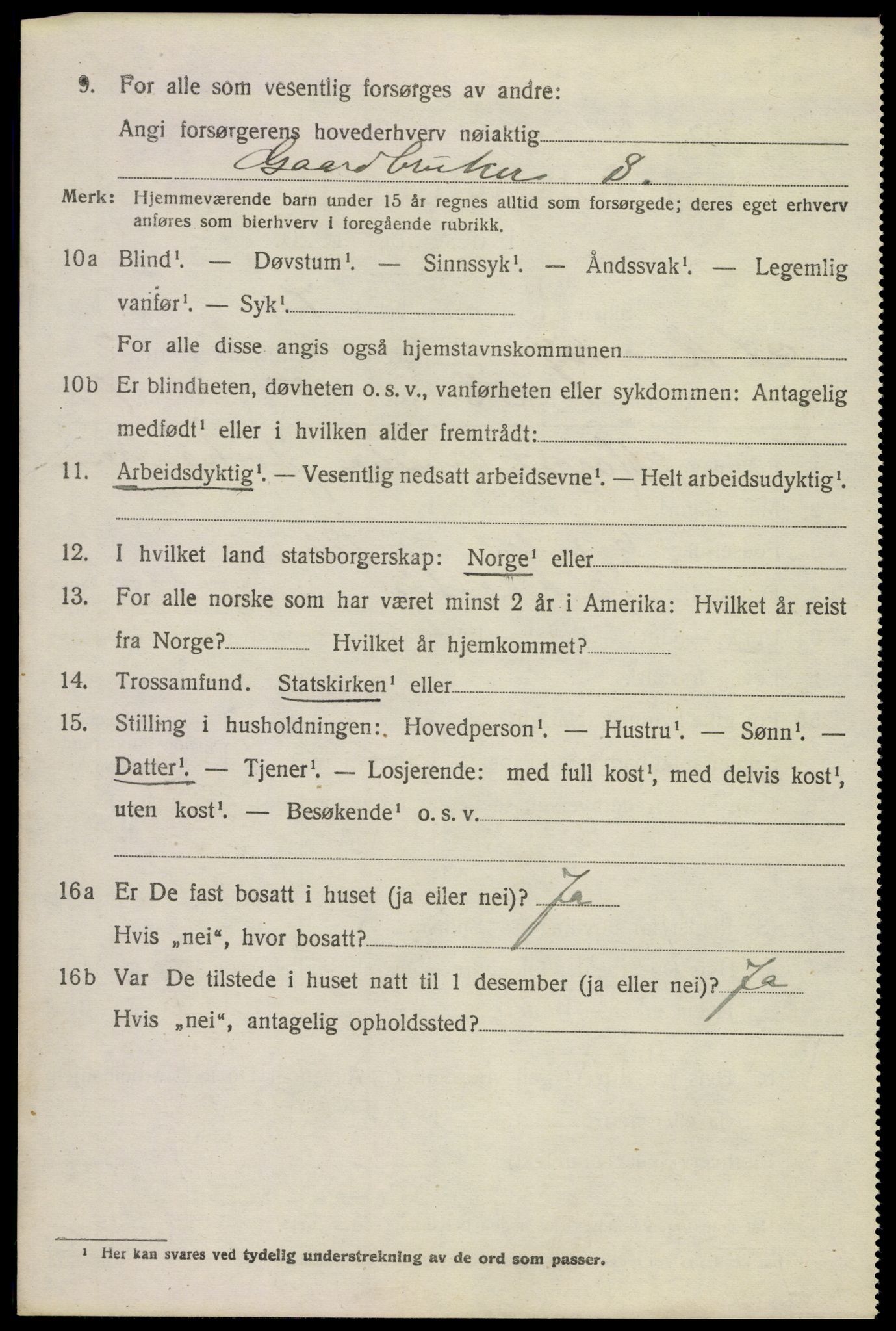 SAKO, 1920 census for Skåtøy, 1920, p. 2789