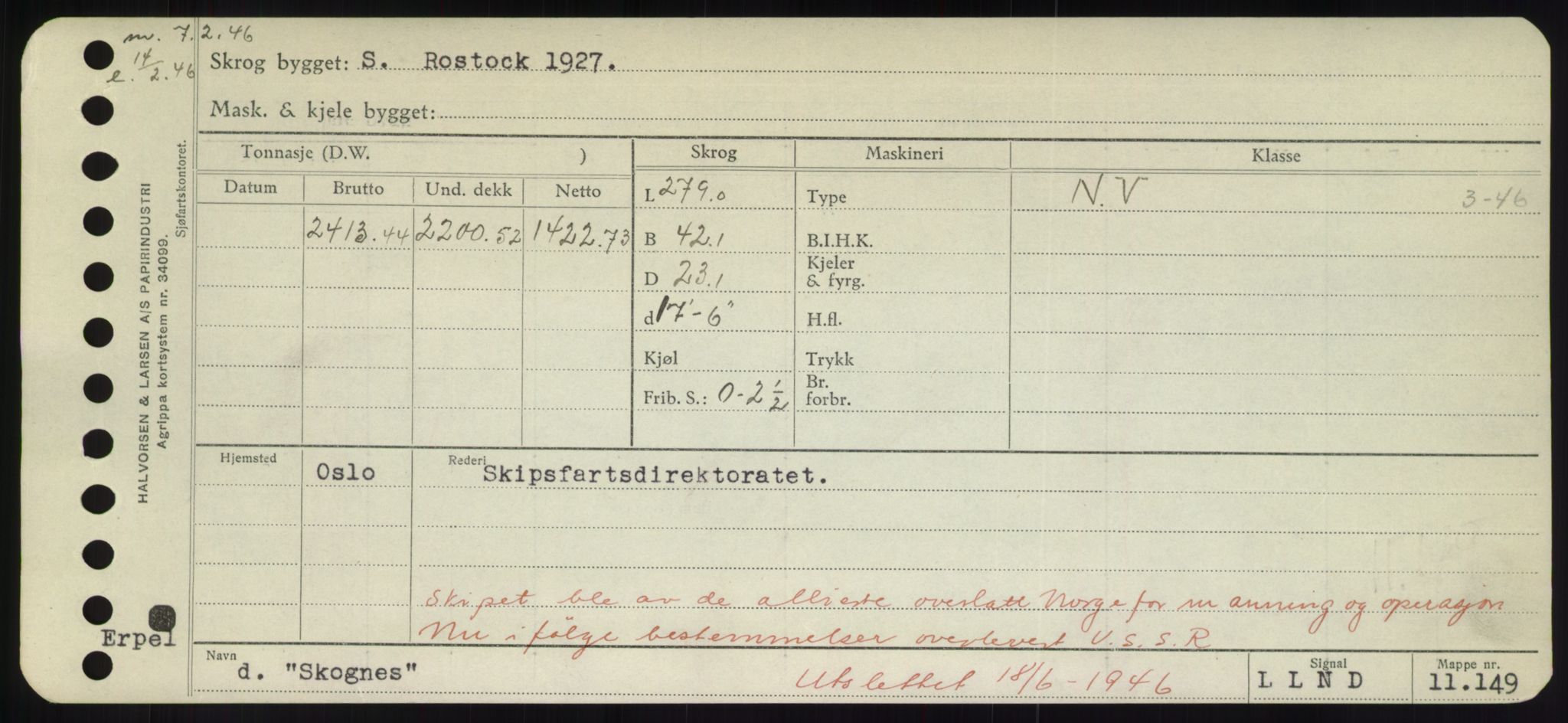 Sjøfartsdirektoratet med forløpere, Skipsmålingen, RA/S-1627/H/Hd/L0034: Fartøy, Sk-Slå, p. 231