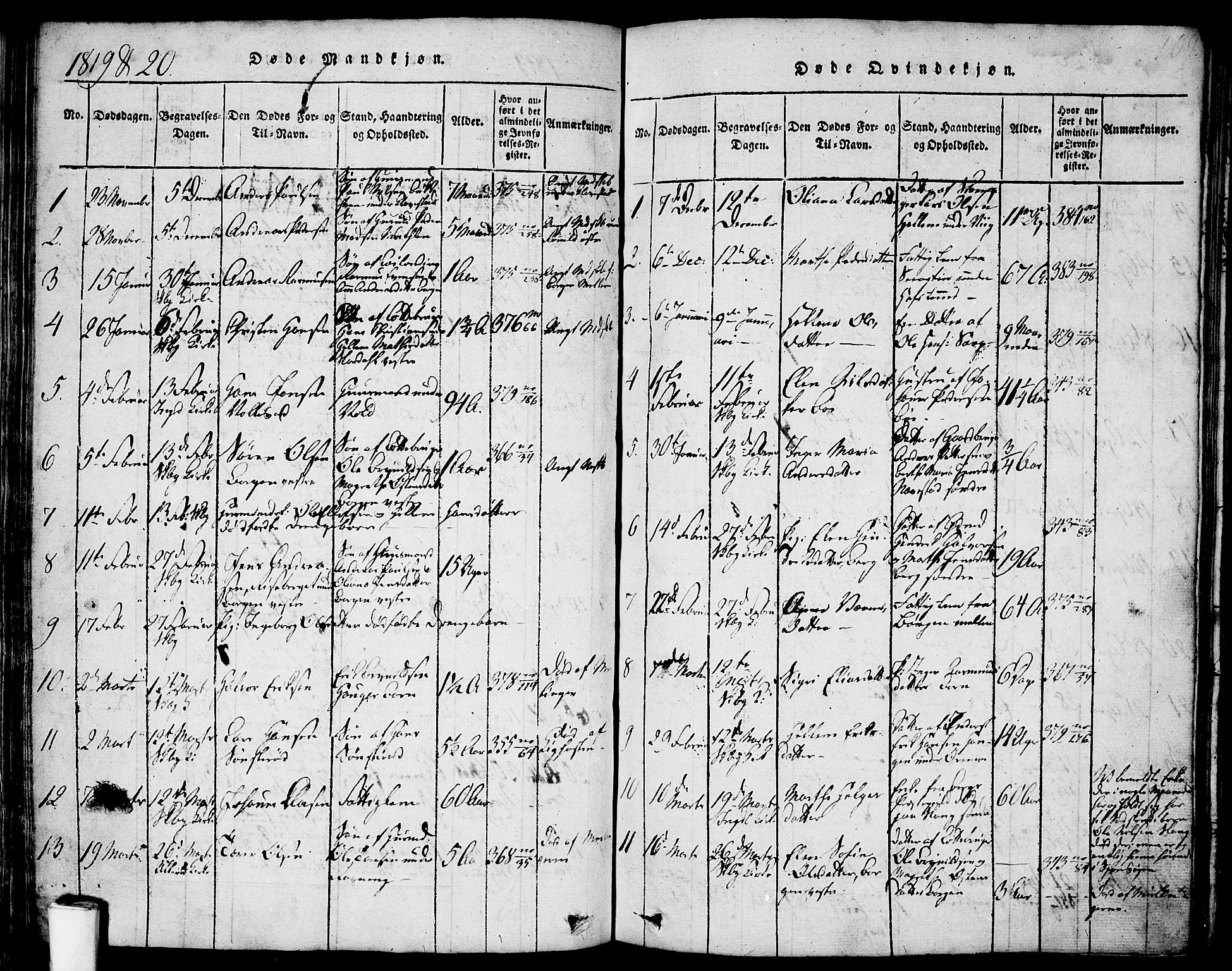 Skjeberg prestekontor Kirkebøker, AV/SAO-A-10923/F/Fa/L0004: Parish register (official) no. I 4, 1815-1830, p. 109