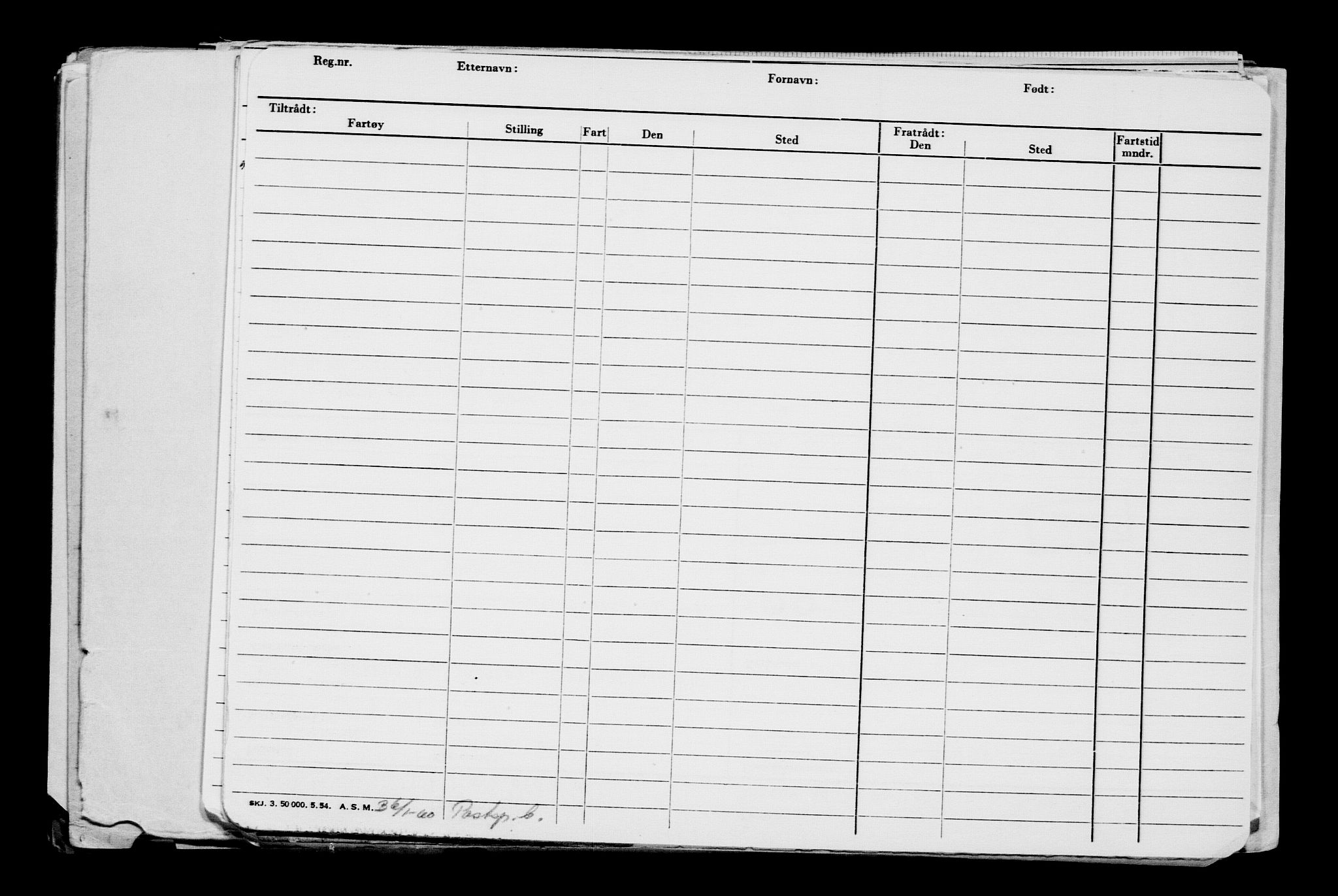 Direktoratet for sjømenn, RA/S-3545/G/Gb/L0046: Hovedkort, 1902, p. 2