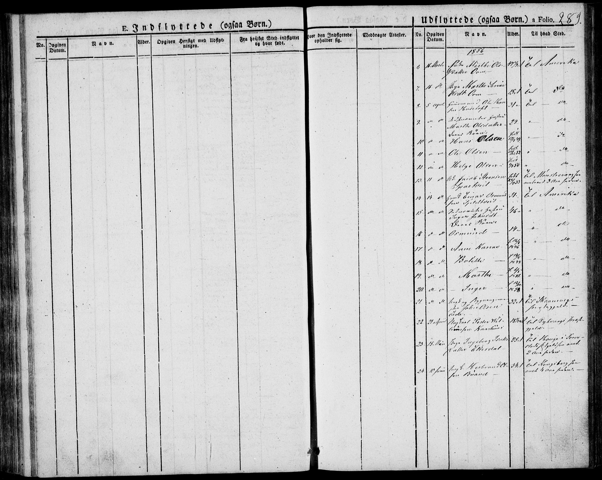 Skjold sokneprestkontor, AV/SAST-A-101847/H/Ha/Haa/L0005: Parish register (official) no. A 5, 1830-1856, p. 289