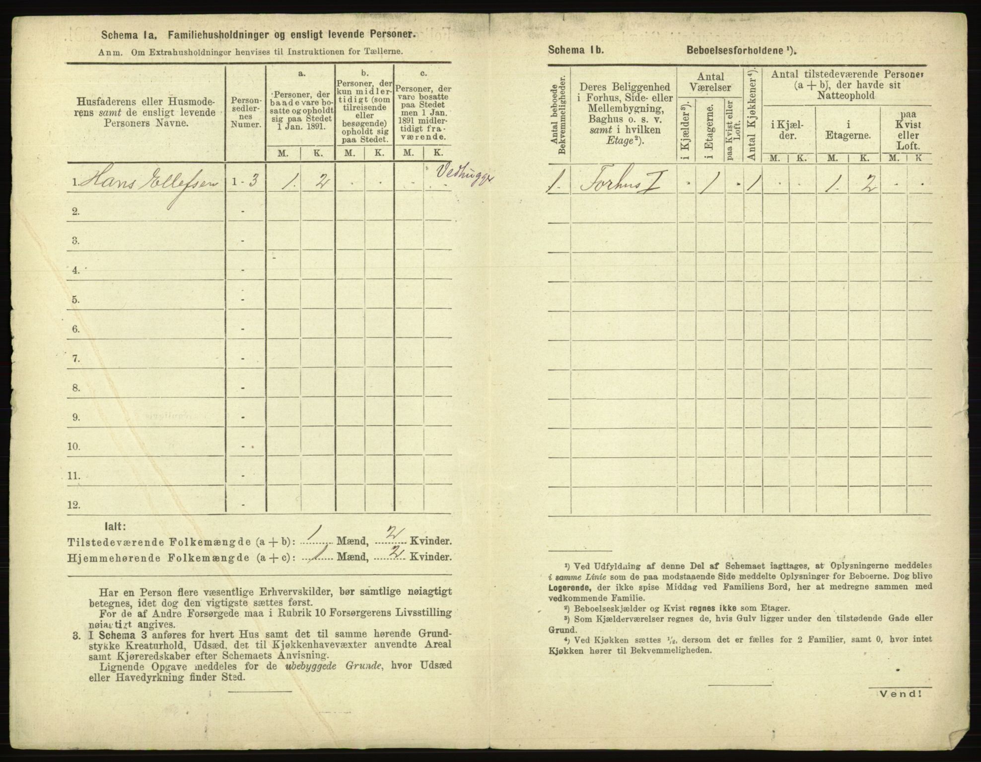 RA, 1891 census for 0203 Drøbak, 1891, p. 20