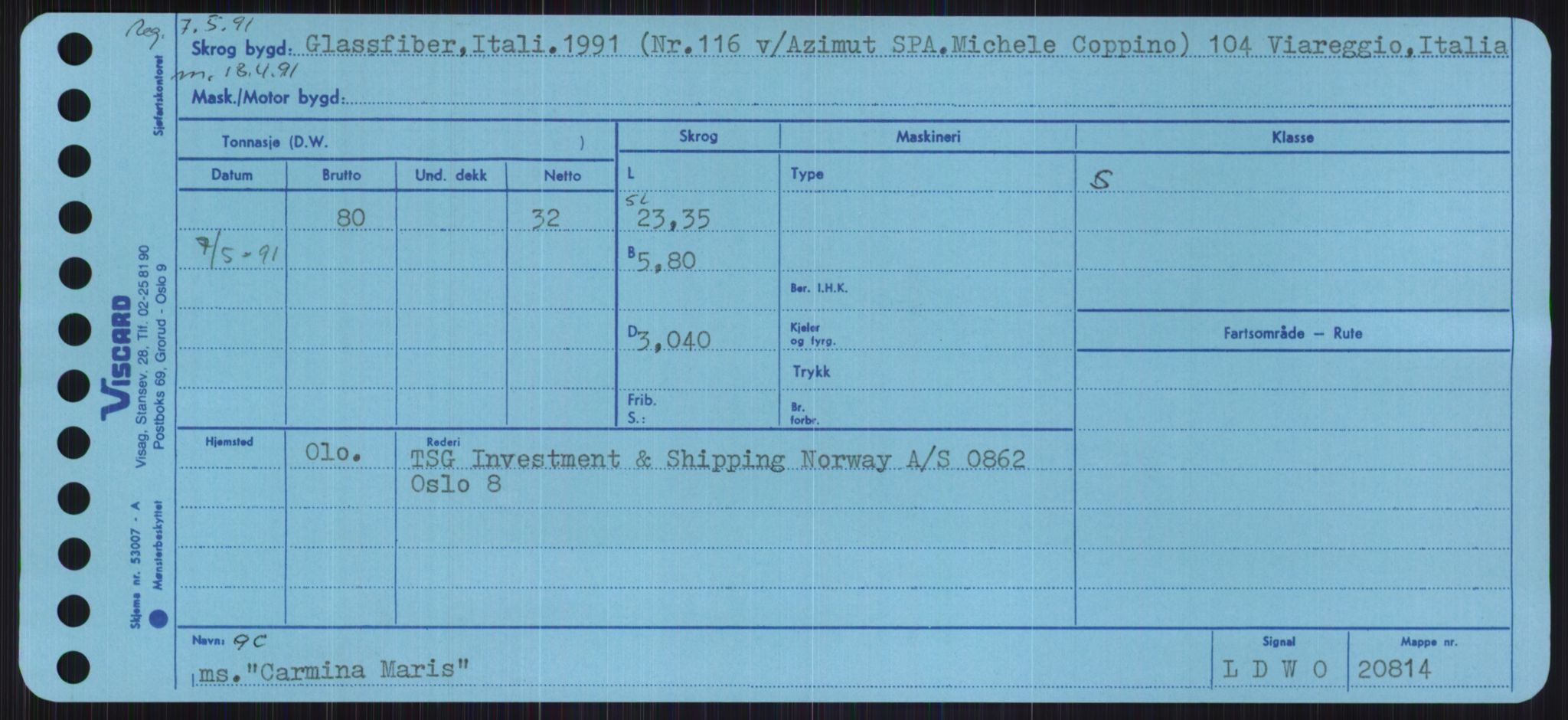 Sjøfartsdirektoratet med forløpere, Skipsmålingen, RA/S-1627/H/Ha/L0001/0002: Fartøy, A-Eig / Fartøy Bjør-Eig, p. 575