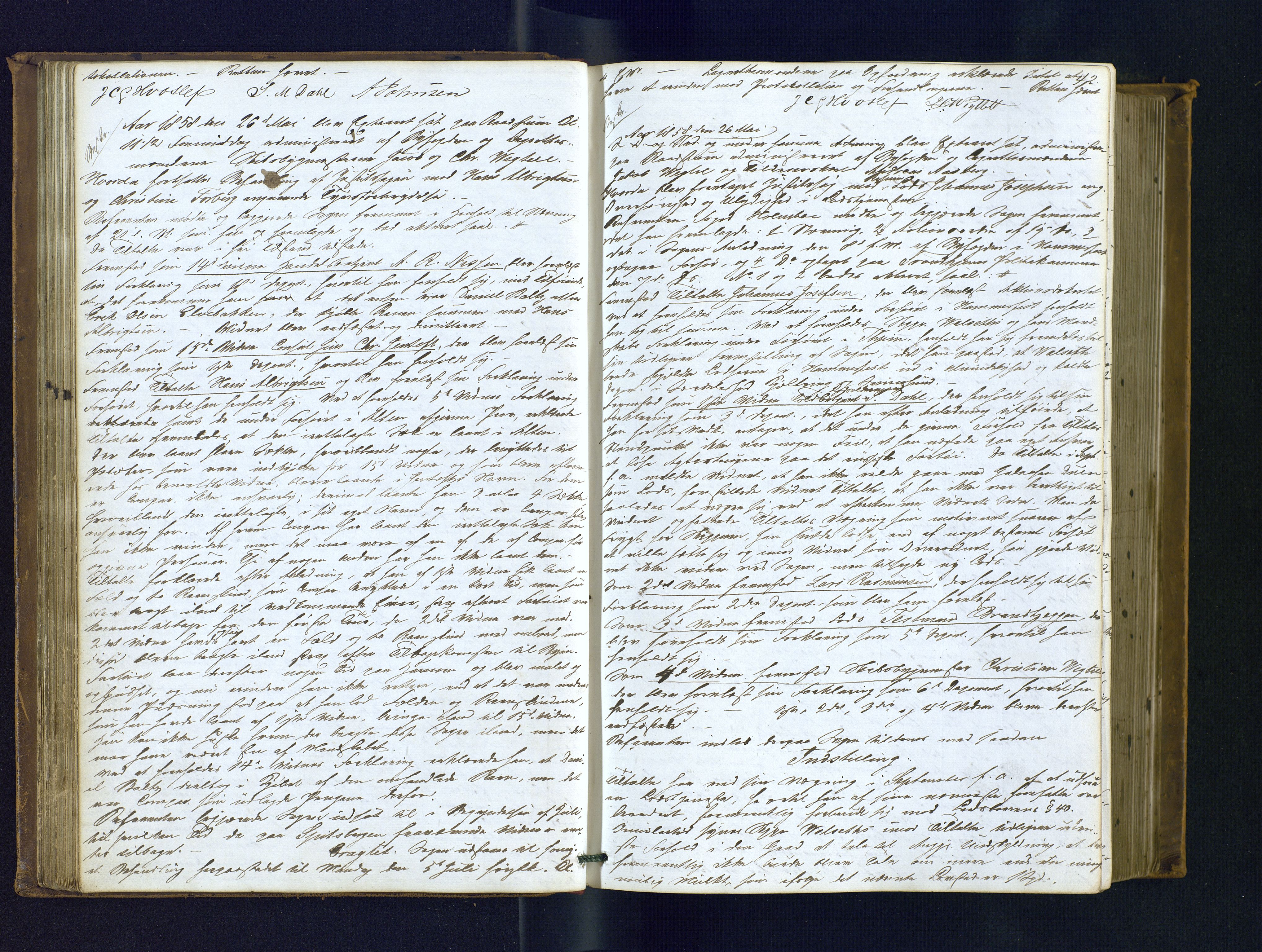 Byfogden i Hammerfest, AV/SATØ-S-0064/G/L0115: Ekstrarettsprotokoll m/reg., 1857-1864, p. 42