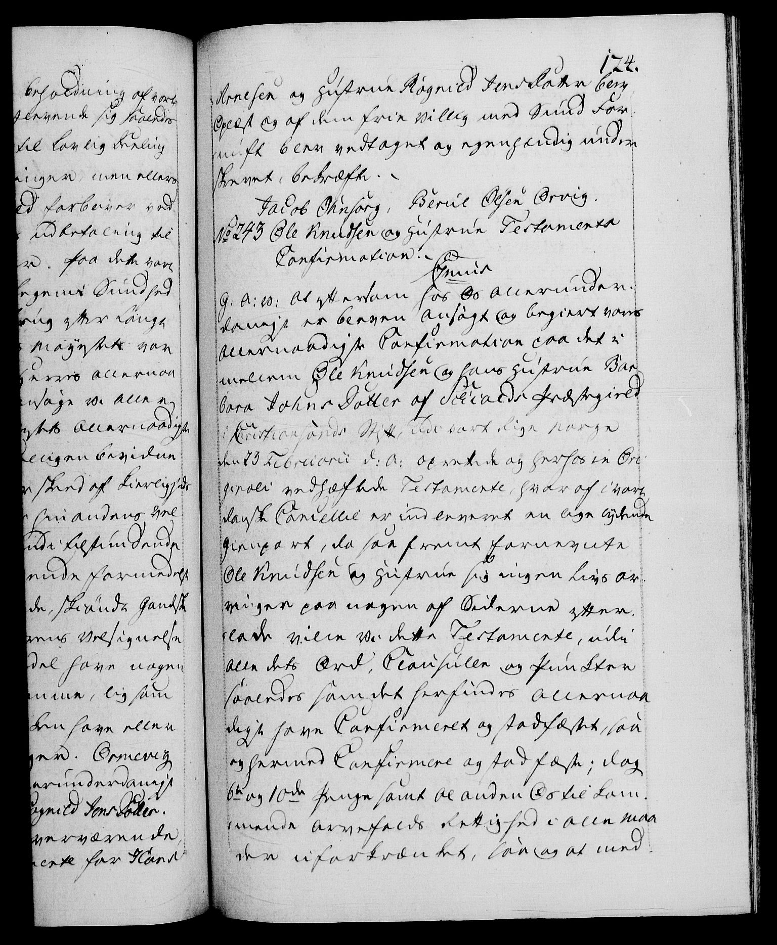 Danske Kanselli 1572-1799, AV/RA-EA-3023/F/Fc/Fca/Fcaa/L0056: Norske registre, 1795-1796, p. 124a