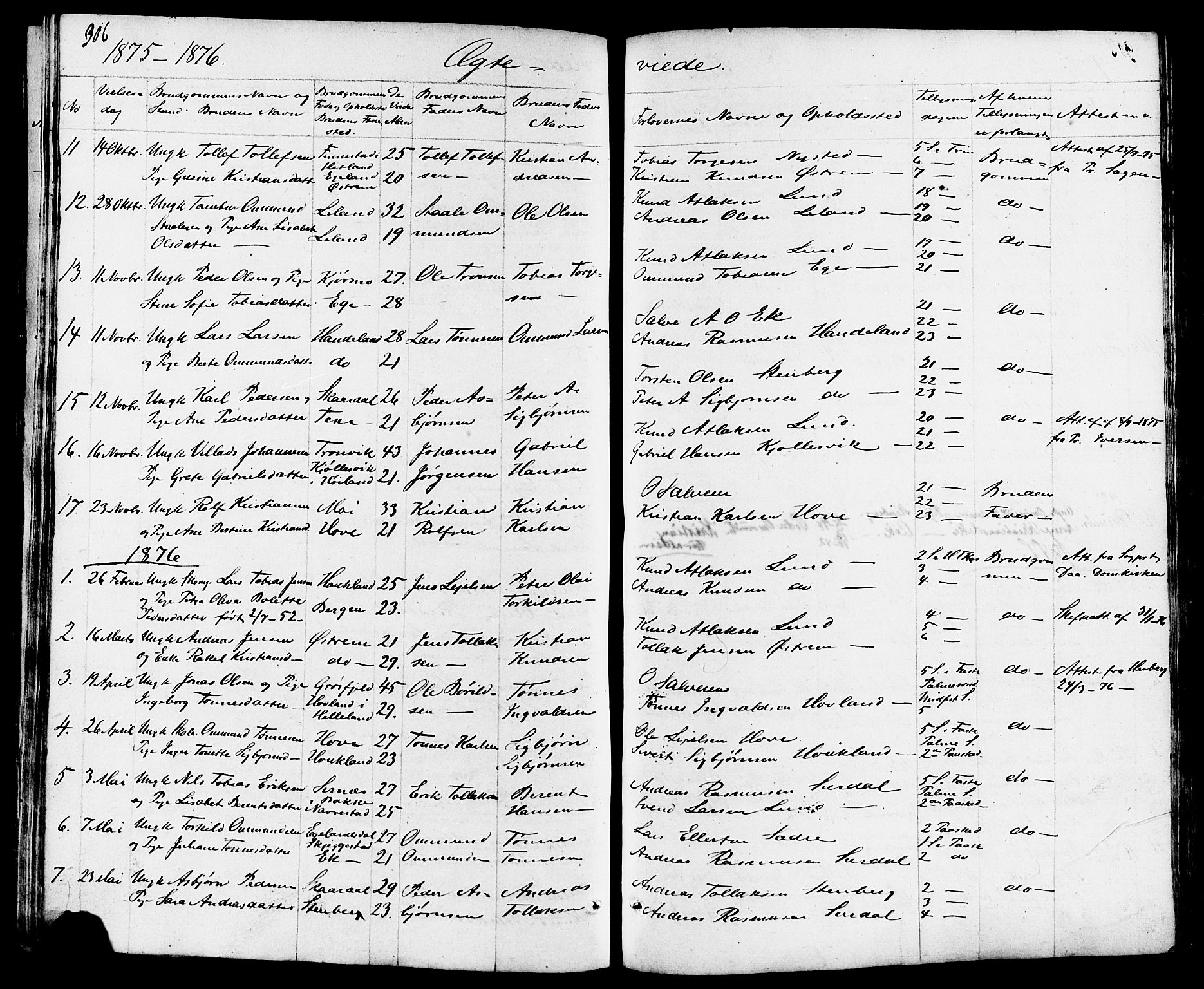 Lund sokneprestkontor, AV/SAST-A-101809/S07/L0003: Parish register (copy) no. B 3, 1848-1885, p. 306