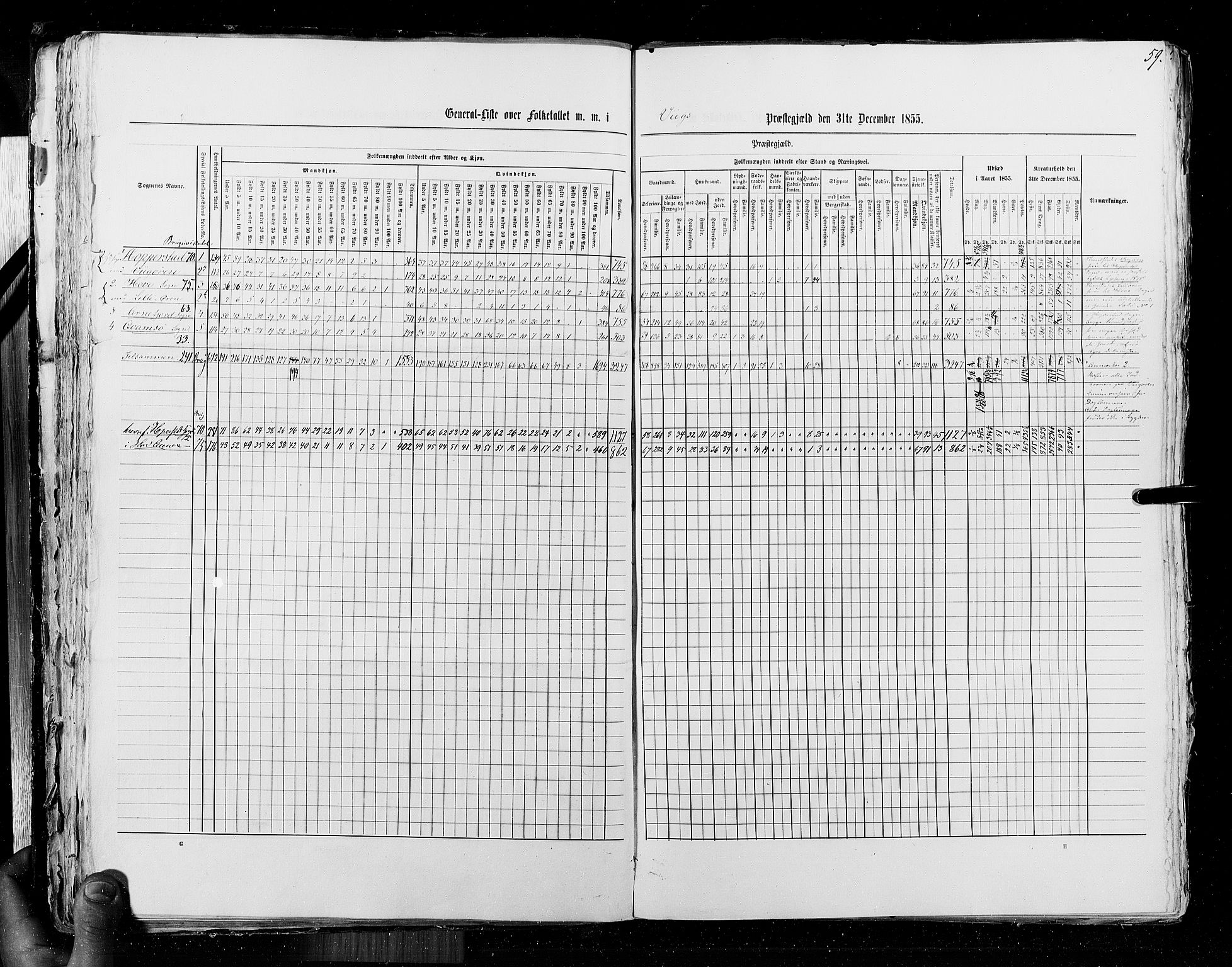 RA, Census 1855, vol. 5: Nordre Bergenhus amt, Romsdal amt og Søndre Trondhjem amt, 1855, p. 59
