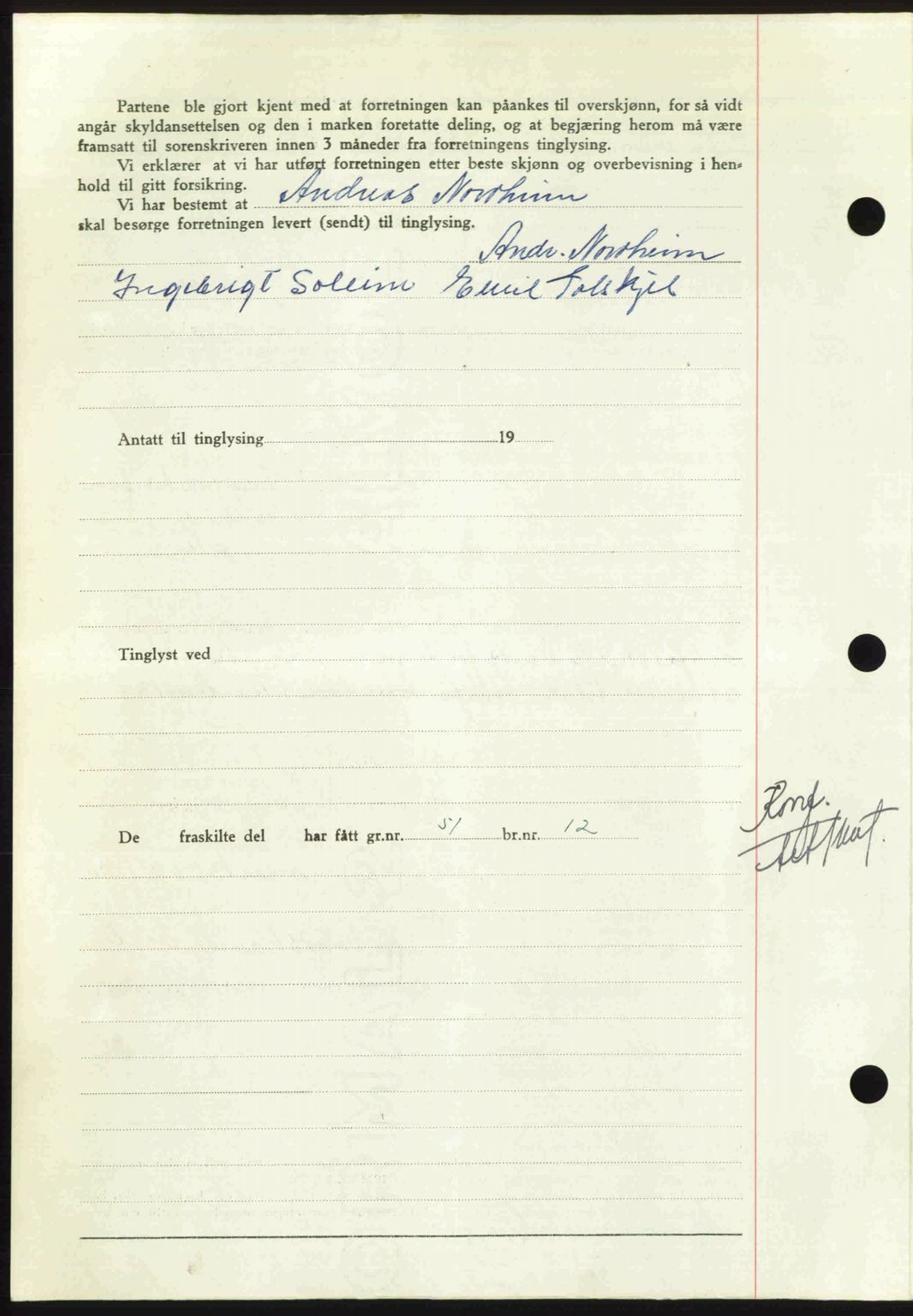 Nordmøre sorenskriveri, AV/SAT-A-4132/1/2/2Ca: Mortgage book no. A116, 1950-1950, Diary no: : 2991/1950