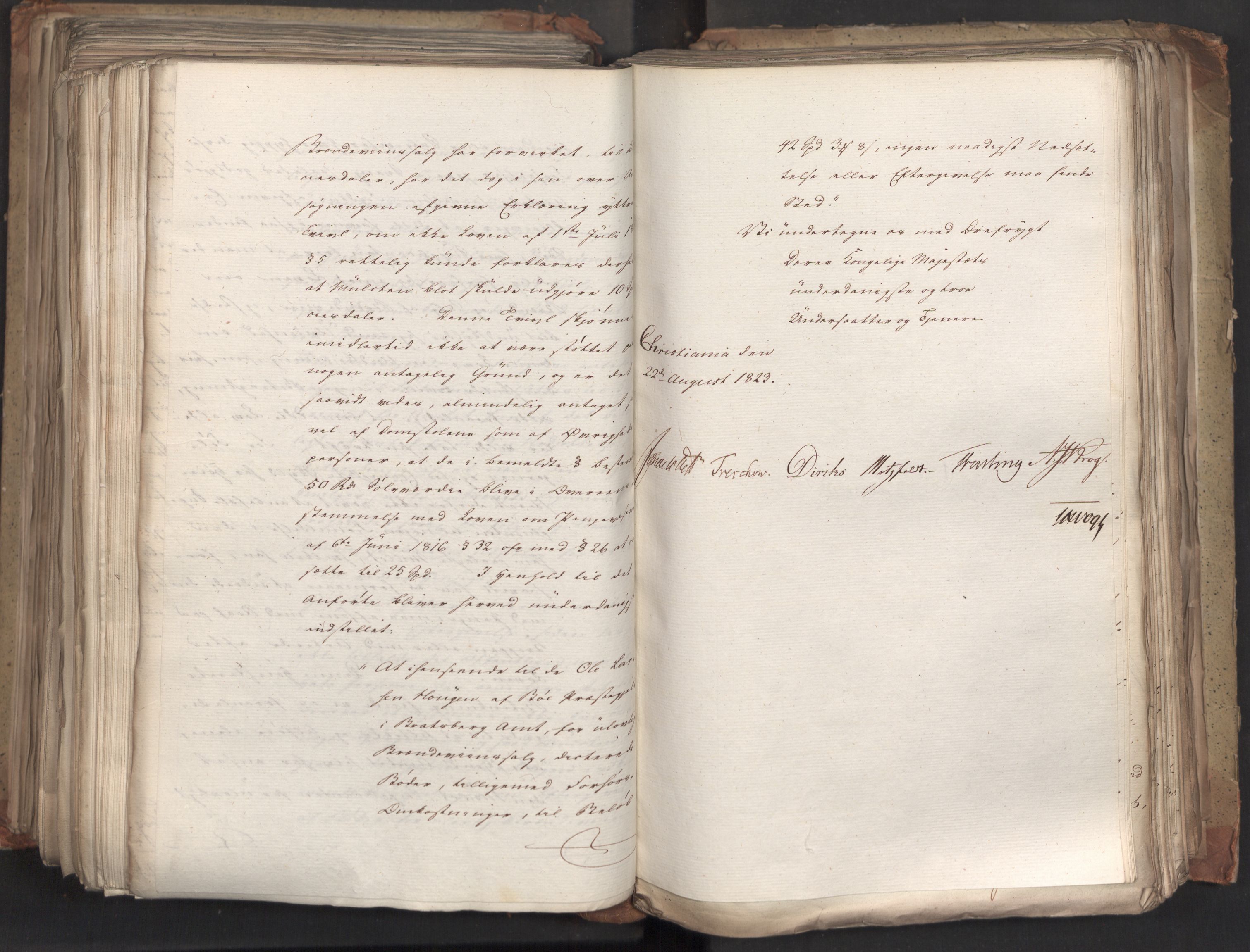 Statsrådsavdelingen i Stockholm, AV/RA-S-1003/D/Da/L0035: Regjeringsinnstillinger nr. 541-840, 1823, p. 463