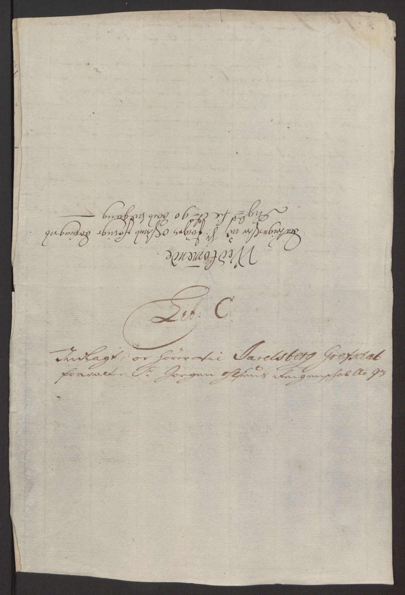 Rentekammeret inntil 1814, Reviderte regnskaper, Fogderegnskap, RA/EA-4092/R32/L1866: Fogderegnskap Jarlsberg grevskap, 1693, p. 28