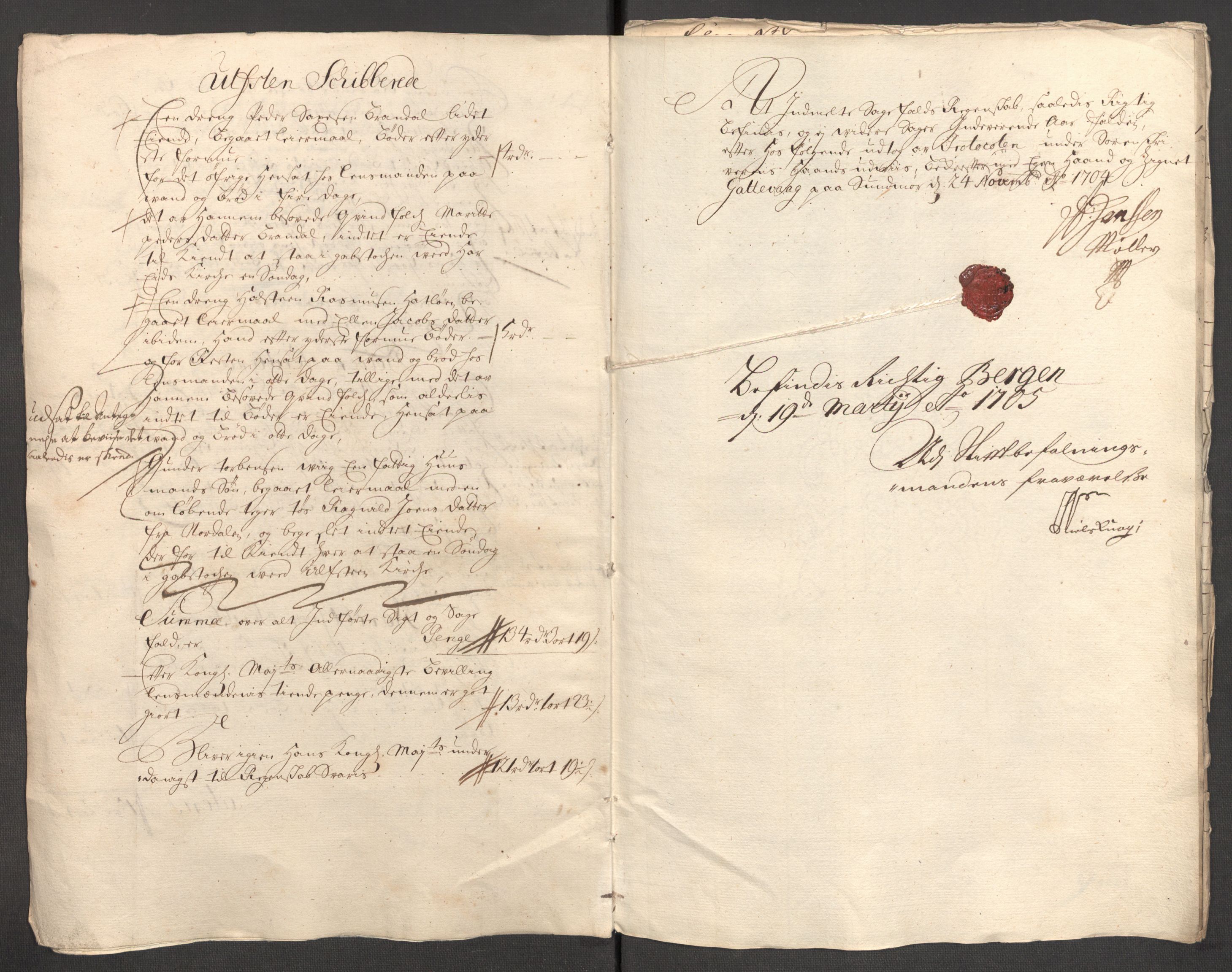 Rentekammeret inntil 1814, Reviderte regnskaper, Fogderegnskap, AV/RA-EA-4092/R54/L3560: Fogderegnskap Sunnmøre, 1704-1705, p. 149