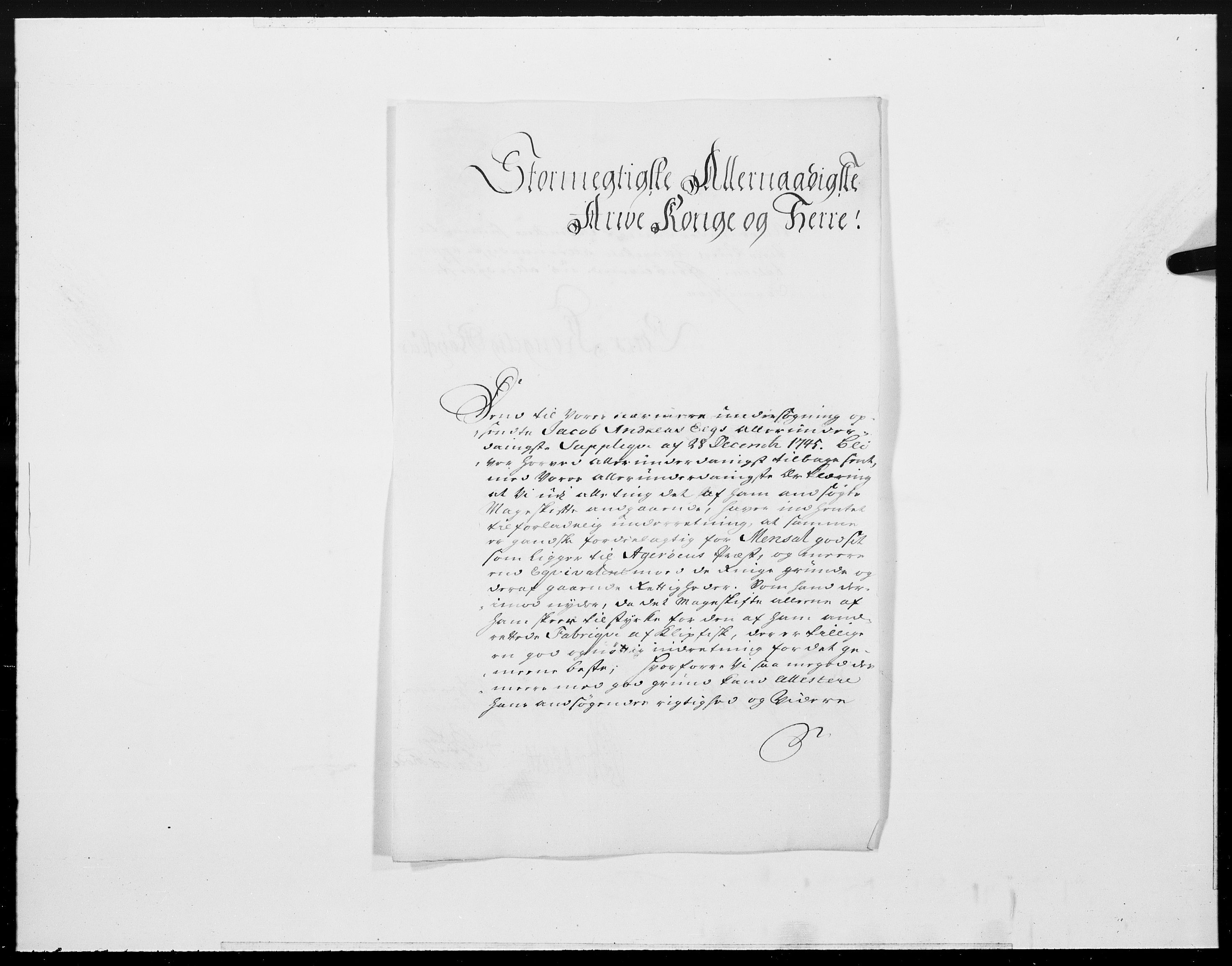 Danske Kanselli 1572-1799, AV/RA-EA-3023/F/Fc/Fcc/Fcca/L0145: Norske innlegg 1572-1799, 1746, p. 4