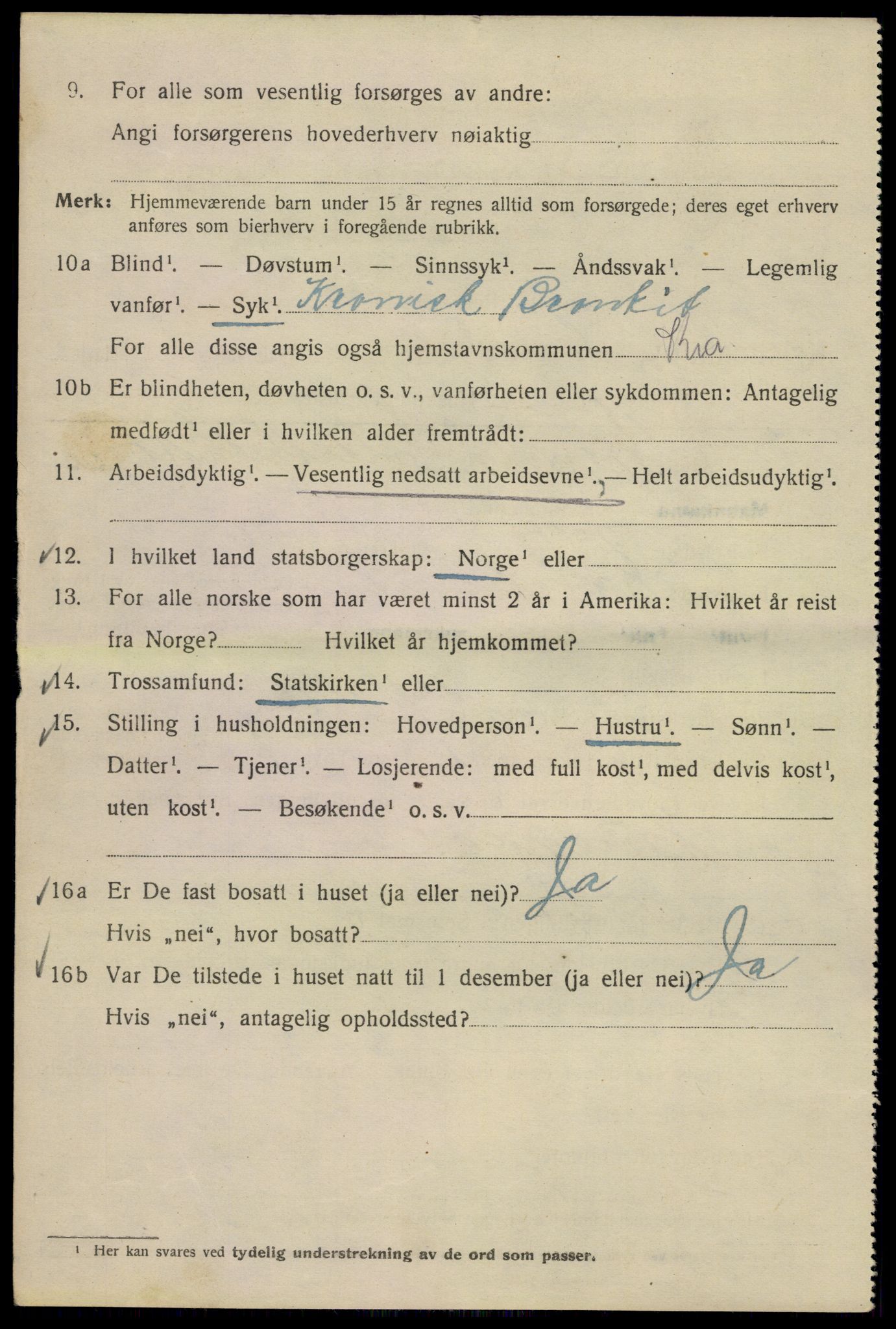 SAO, 1920 census for Kristiania, 1920, p. 301794