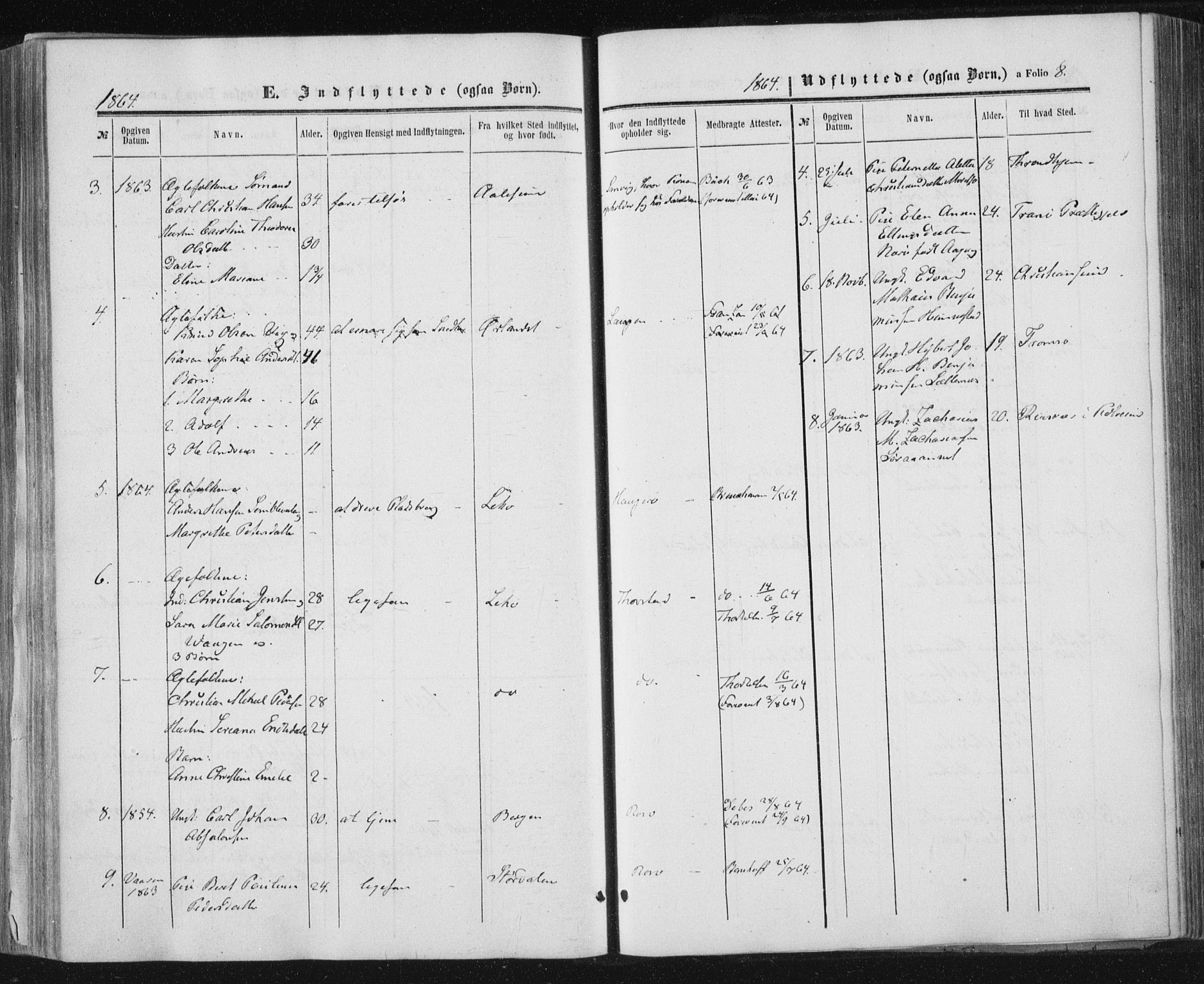 Ministerialprotokoller, klokkerbøker og fødselsregistre - Nord-Trøndelag, SAT/A-1458/784/L0670: Parish register (official) no. 784A05, 1860-1876, p. 8