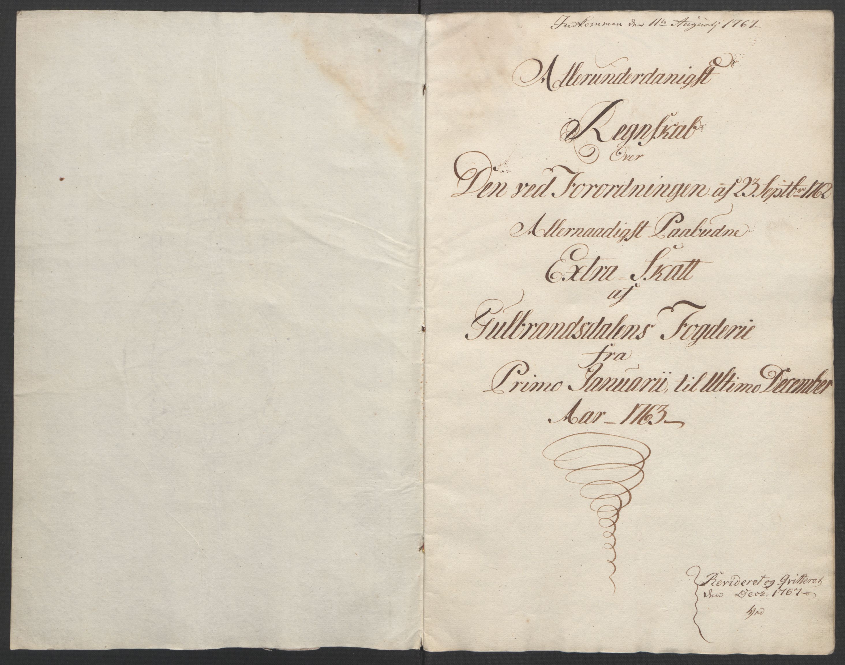 Rentekammeret inntil 1814, Reviderte regnskaper, Fogderegnskap, RA/EA-4092/R17/L1266: Ekstraskatten Gudbrandsdal, 1762-1766, p. 71