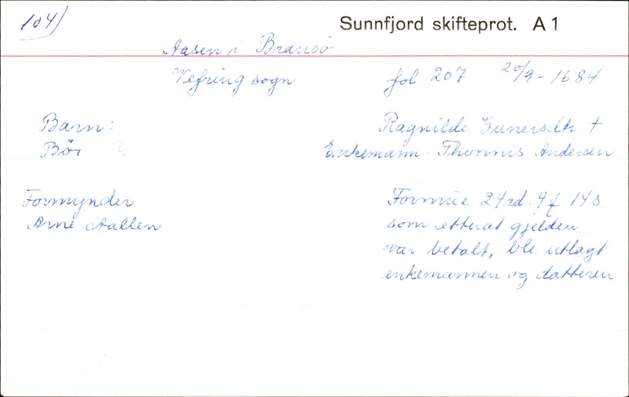 Skiftekort ved Statsarkivet i Bergen, SAB/SKIFTEKORT/003/L0001: Skifteprotokoll nr. 1, 1677-1687, p. 288