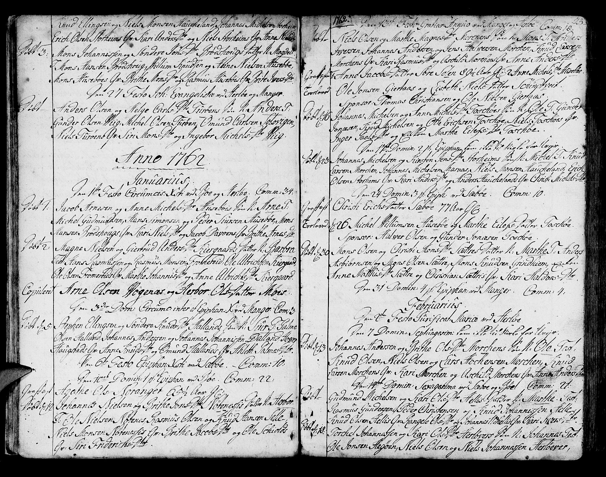 Manger sokneprestembete, SAB/A-76801/H/Haa: Parish register (official) no. A 1, 1759-1791, p. 23