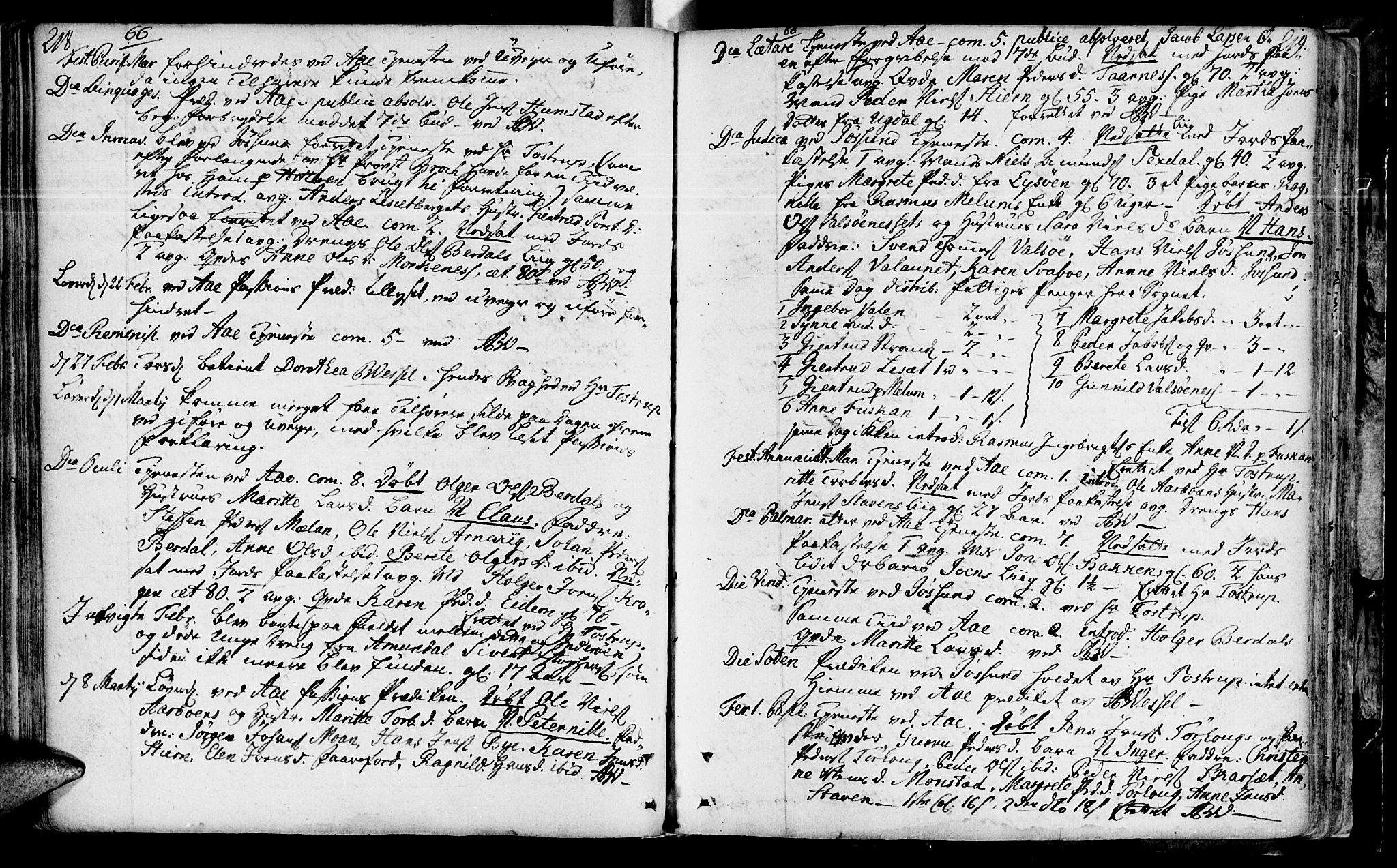 Ministerialprotokoller, klokkerbøker og fødselsregistre - Sør-Trøndelag, SAT/A-1456/655/L0672: Parish register (official) no. 655A01, 1750-1779, p. 218-219