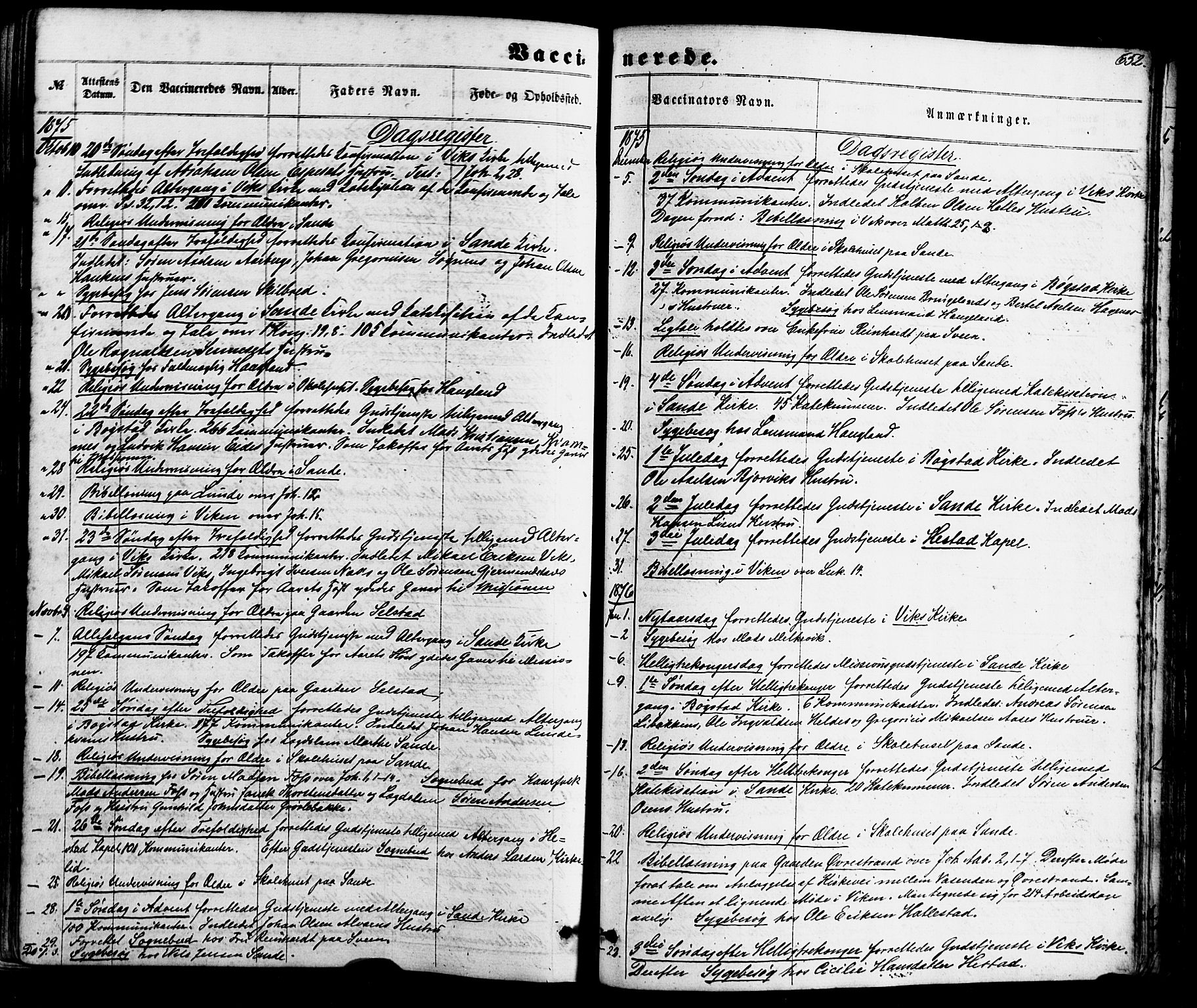 Gaular sokneprestembete, SAB/A-80001/H/Haa: Parish register (official) no. A 5, 1860-1881, p. 652