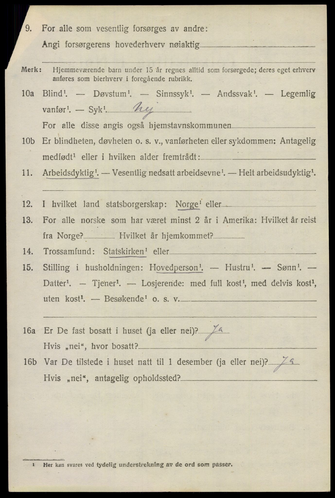 SAO, 1920 census for Glemmen, 1920, p. 18548