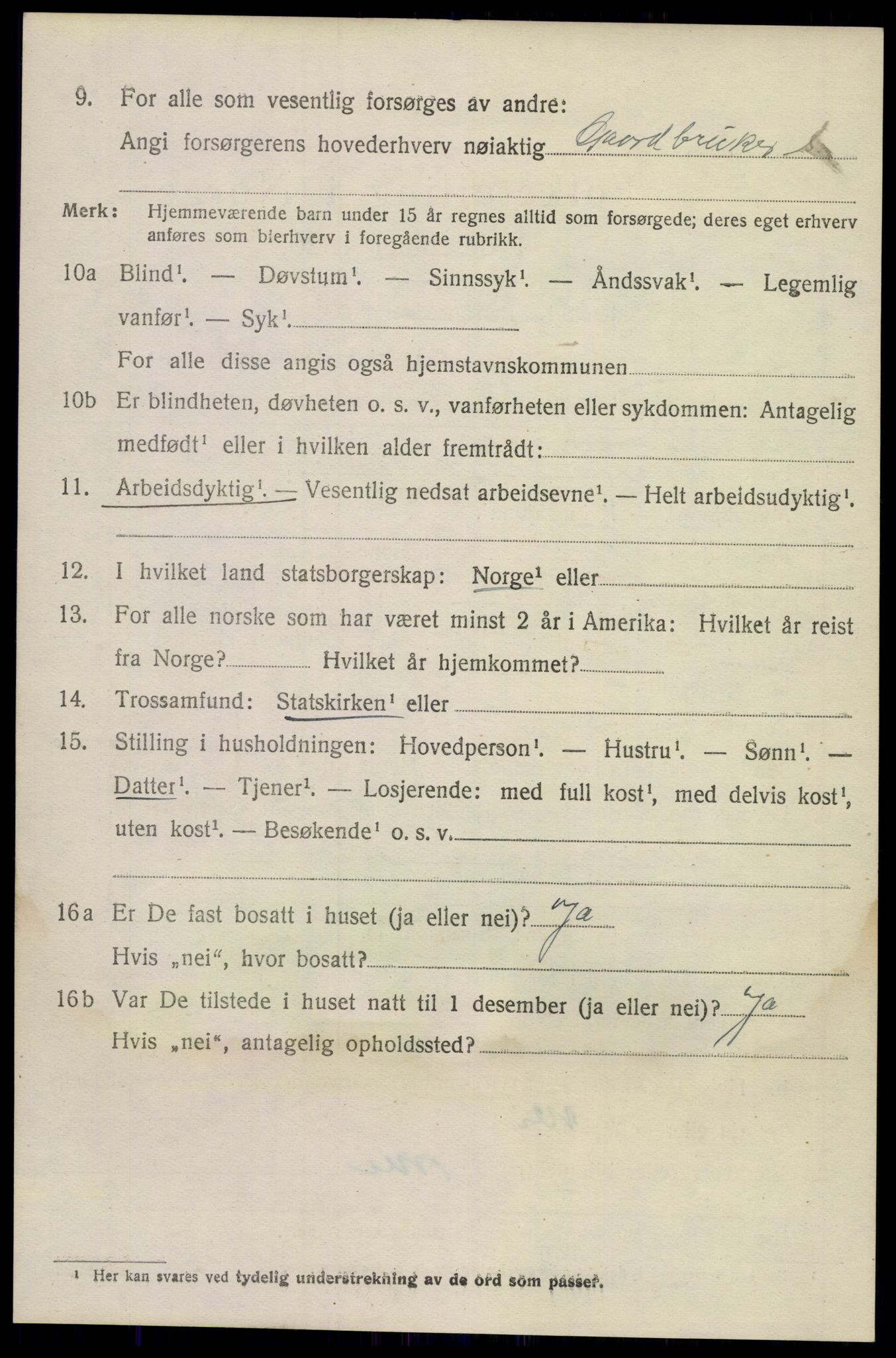 SAKO, 1920 census for Drangedal, 1920, p. 7280