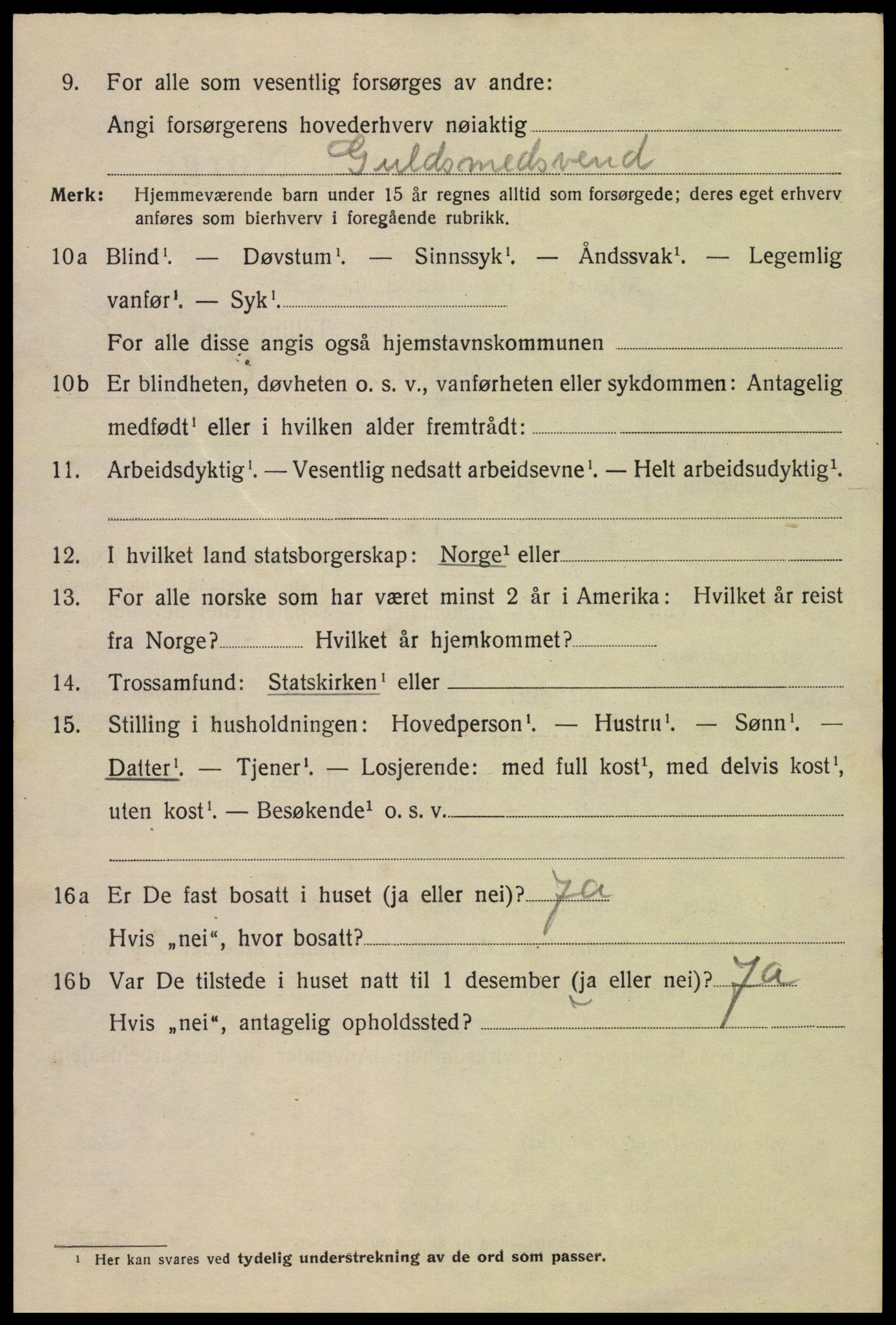 SAH, 1920 census for Gjøvik, 1920, p. 7843