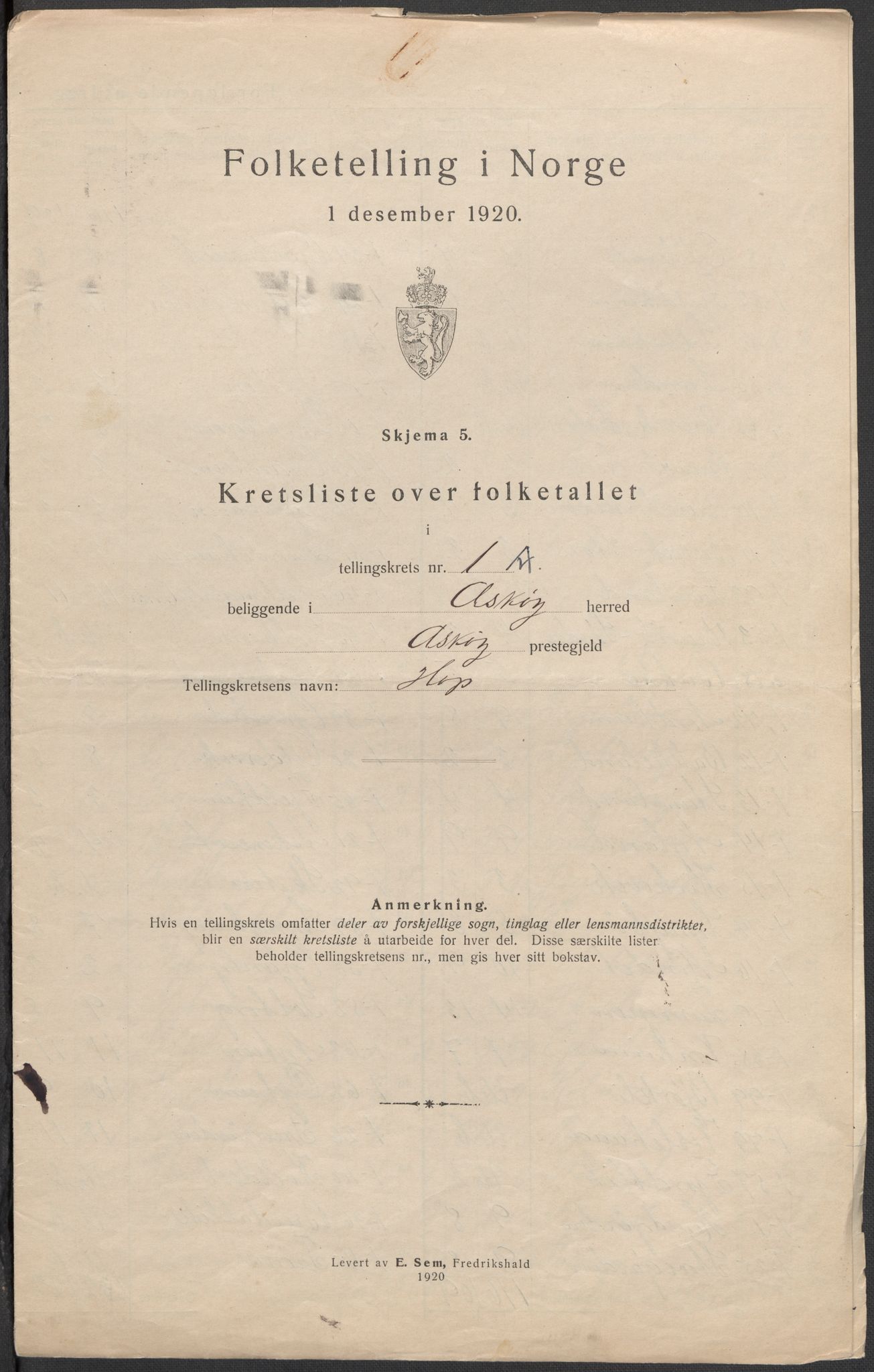 SAB, 1920 census for Askøy, 1920, p. 8
